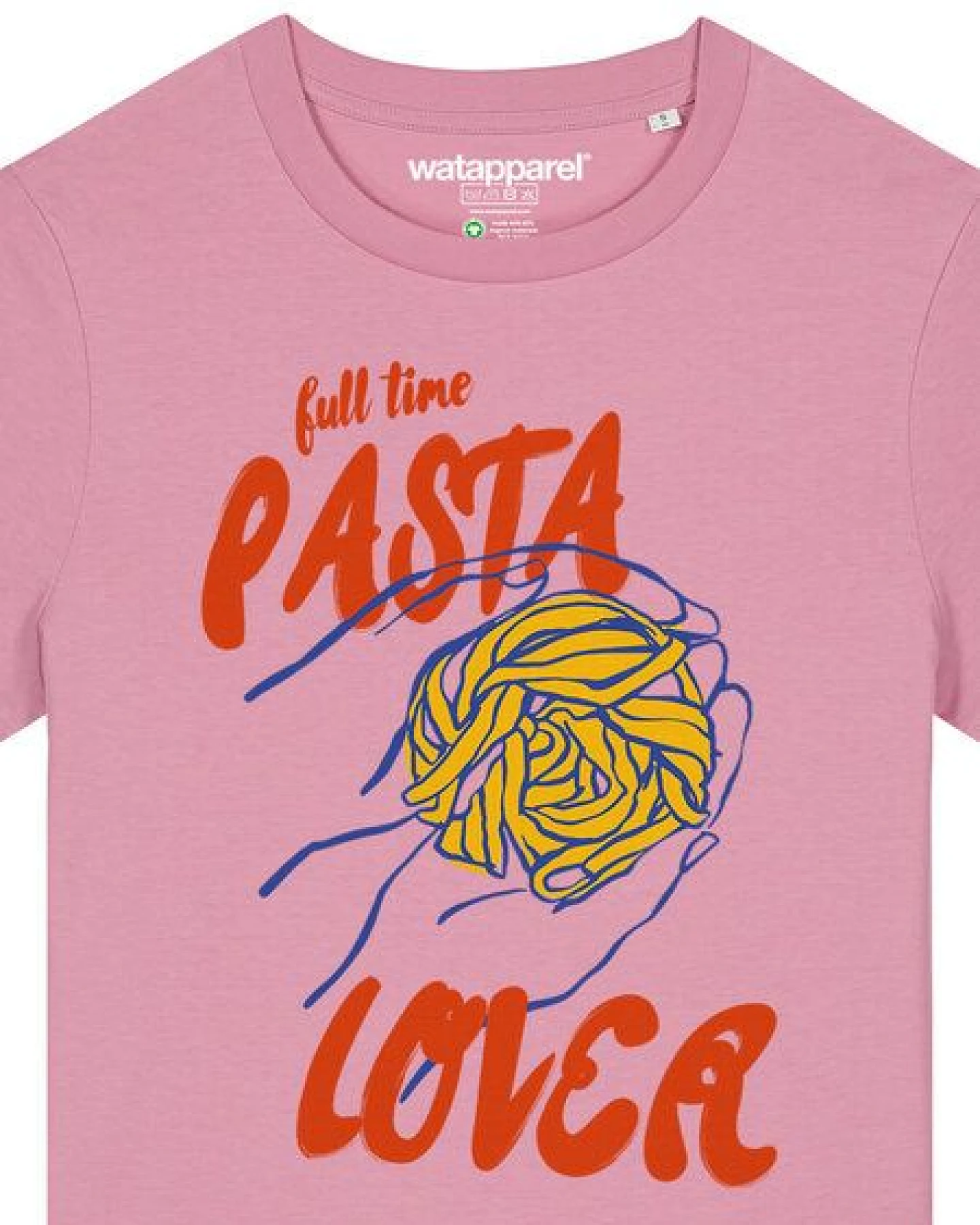 watapparel T-Shirt Frauen Pasta lover – Ansicht 3