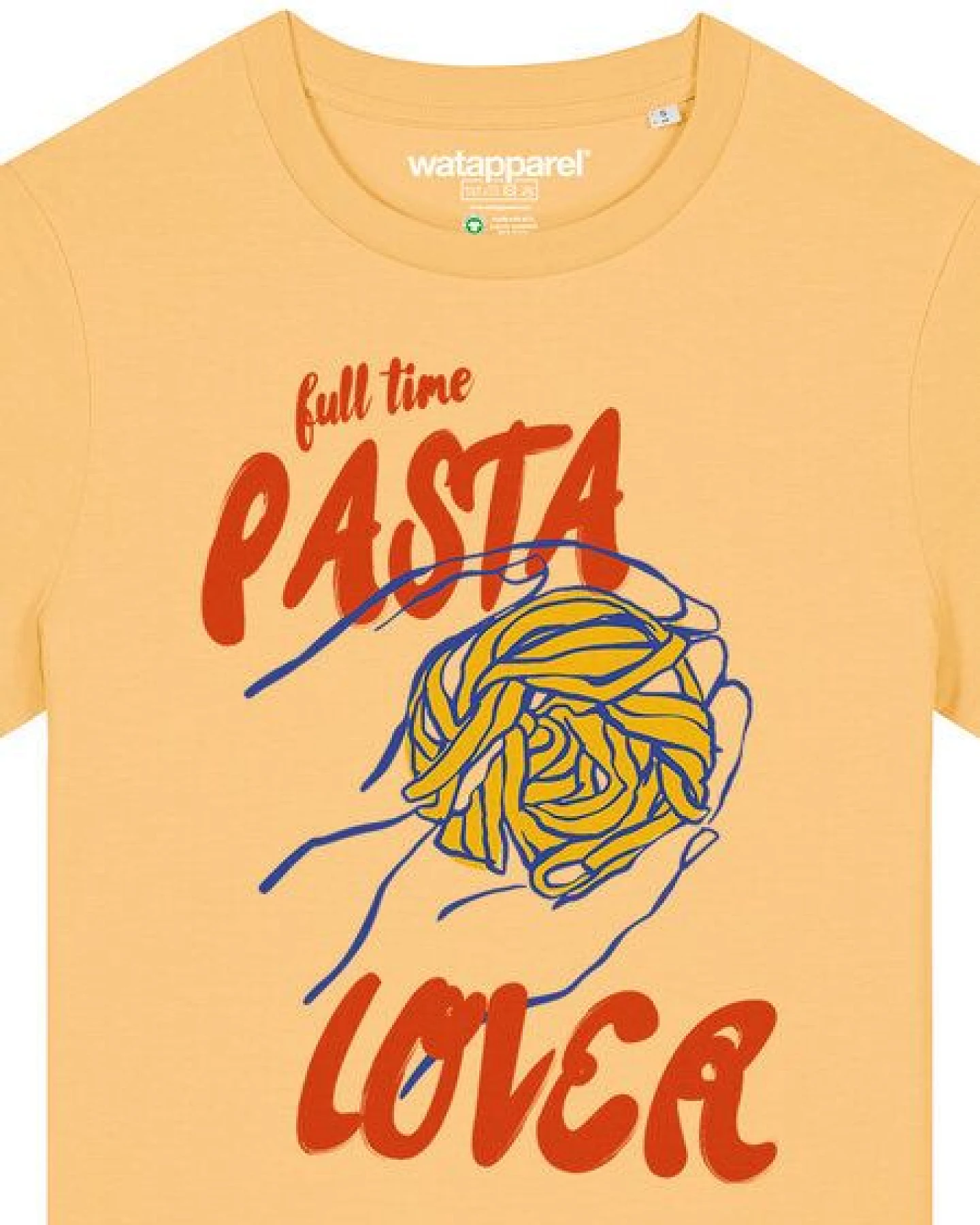 watapparel T-Shirt Frauen Pasta lover – Ansicht 3