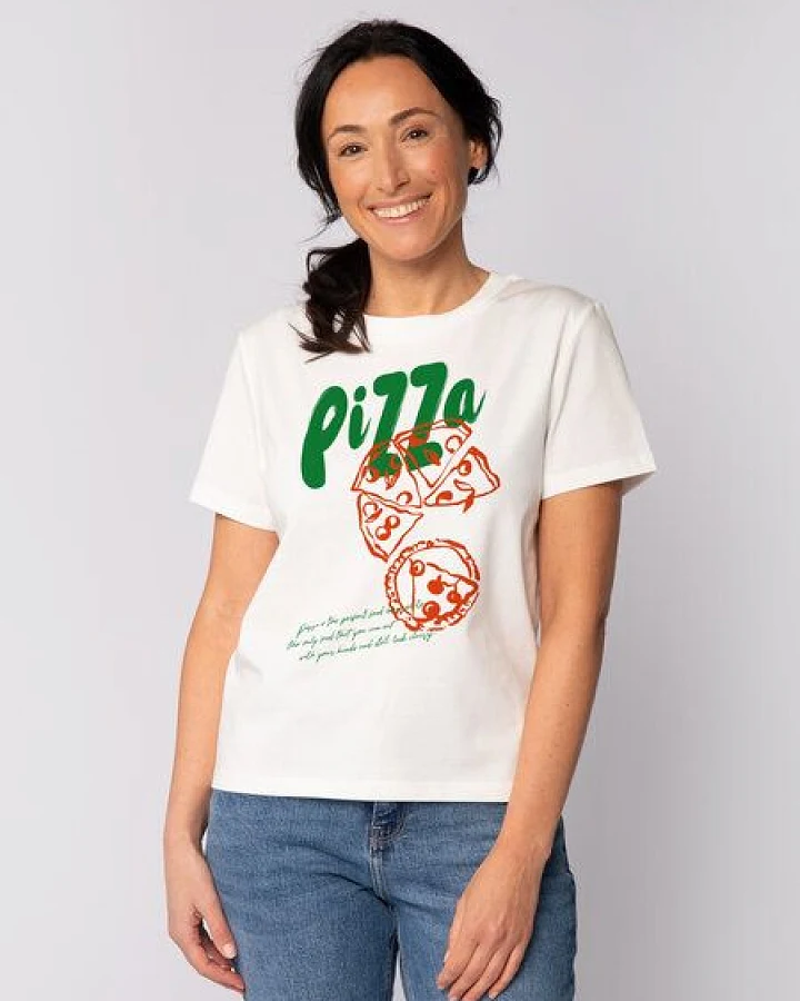 watapparel T-Shirt Frauen Pizza