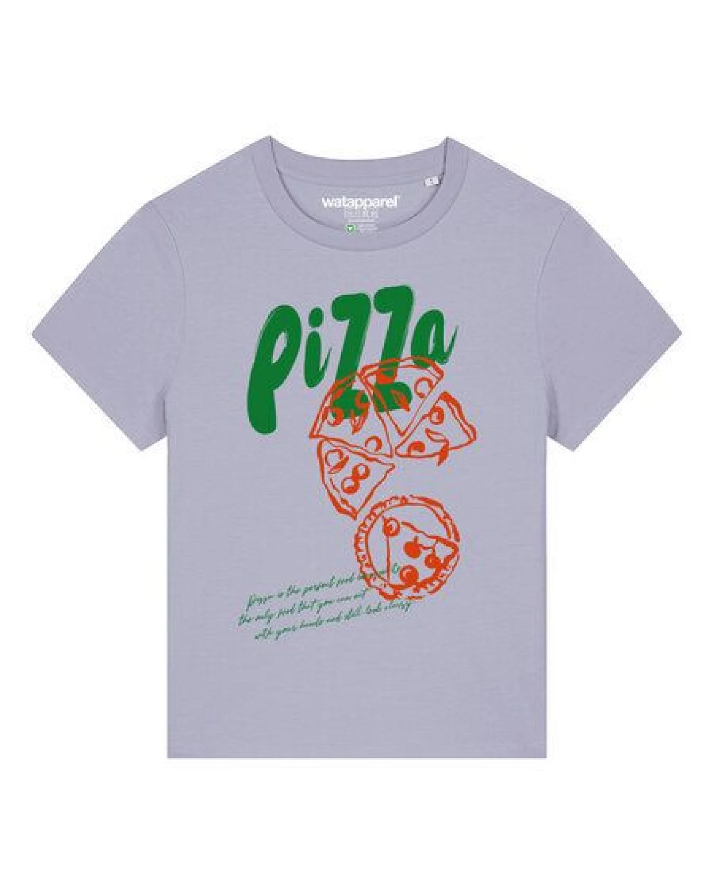 watapparel T-Shirt Frauen Pizza – Ansicht 2