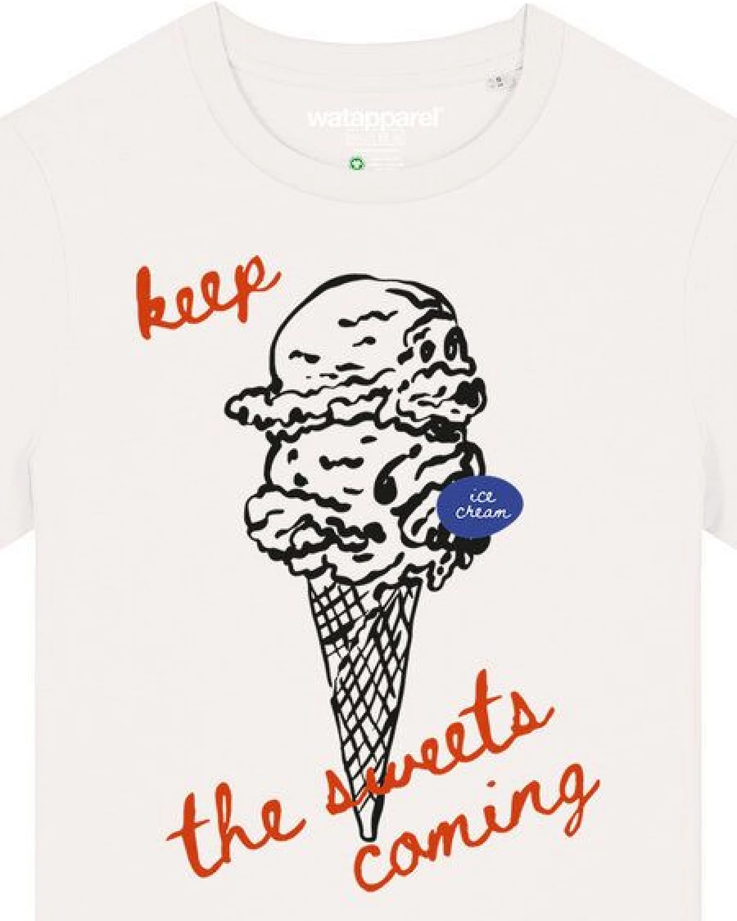 watapparel T-Shirt Frauen Ice cream – Ansicht 3