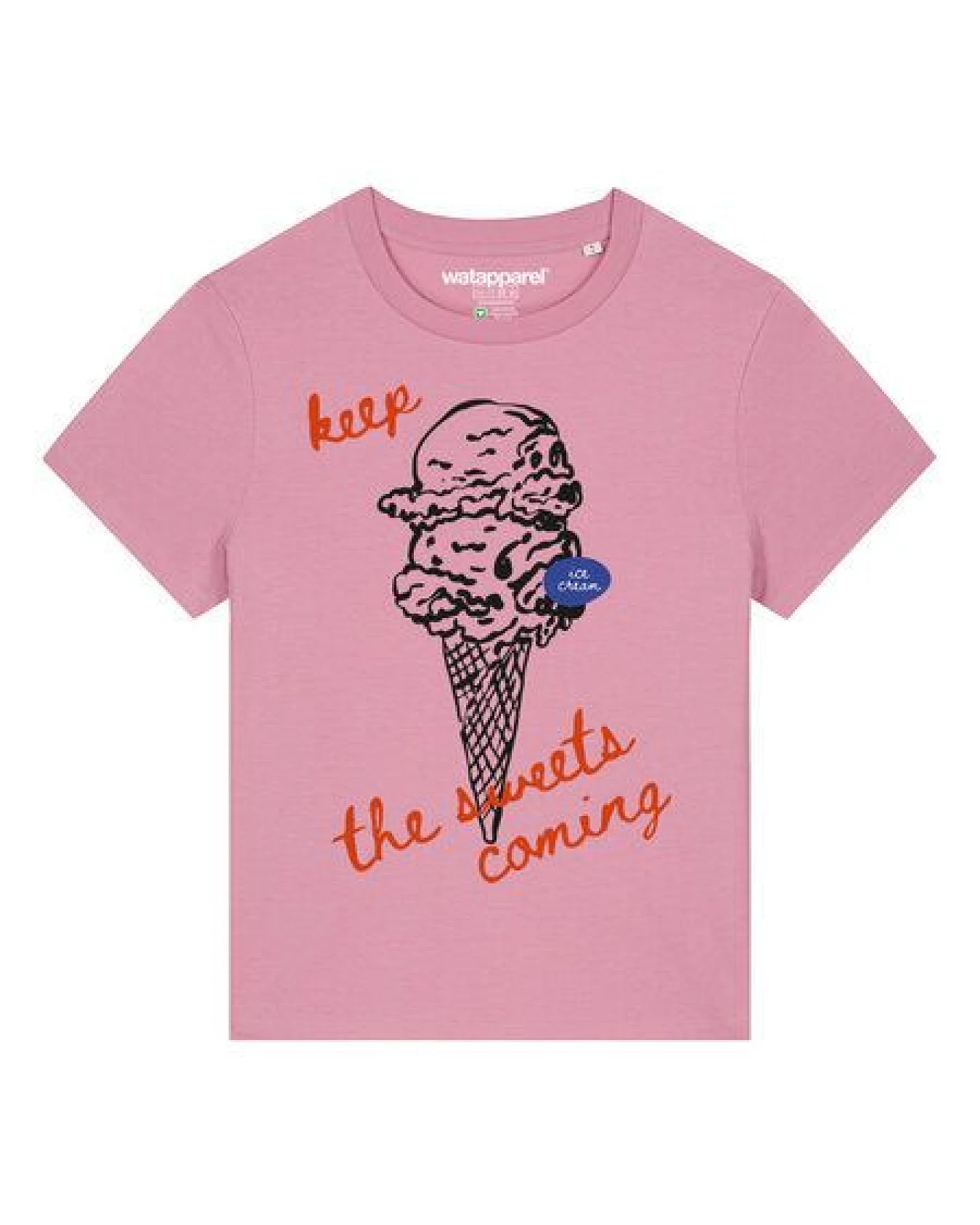 watapparel T-Shirt Frauen Ice cream – Ansicht 2