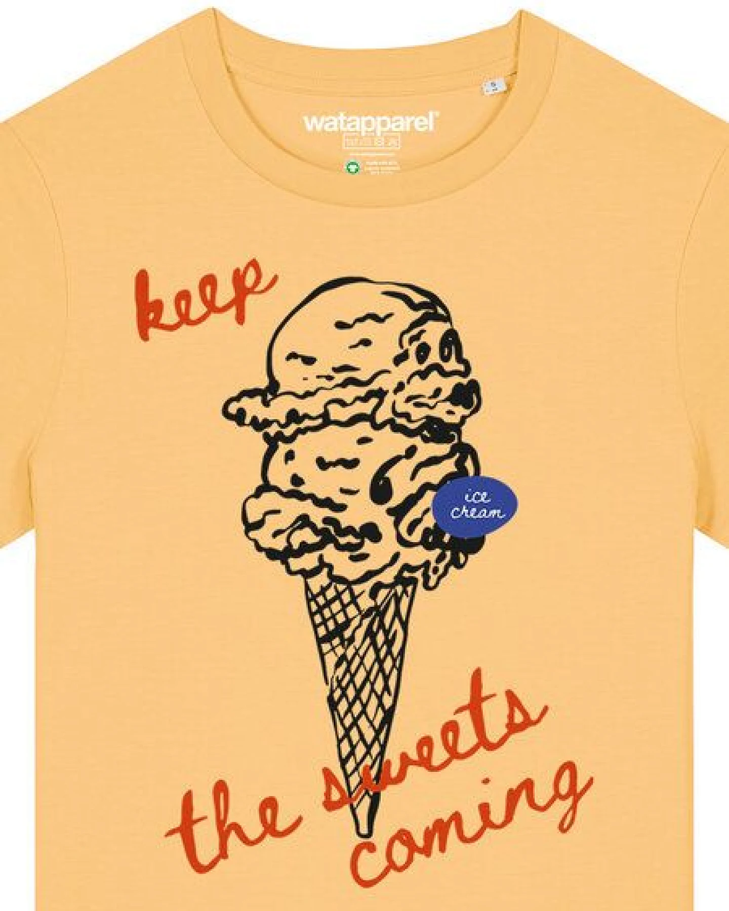watapparel T-Shirt Frauen Ice cream – Ansicht 3
