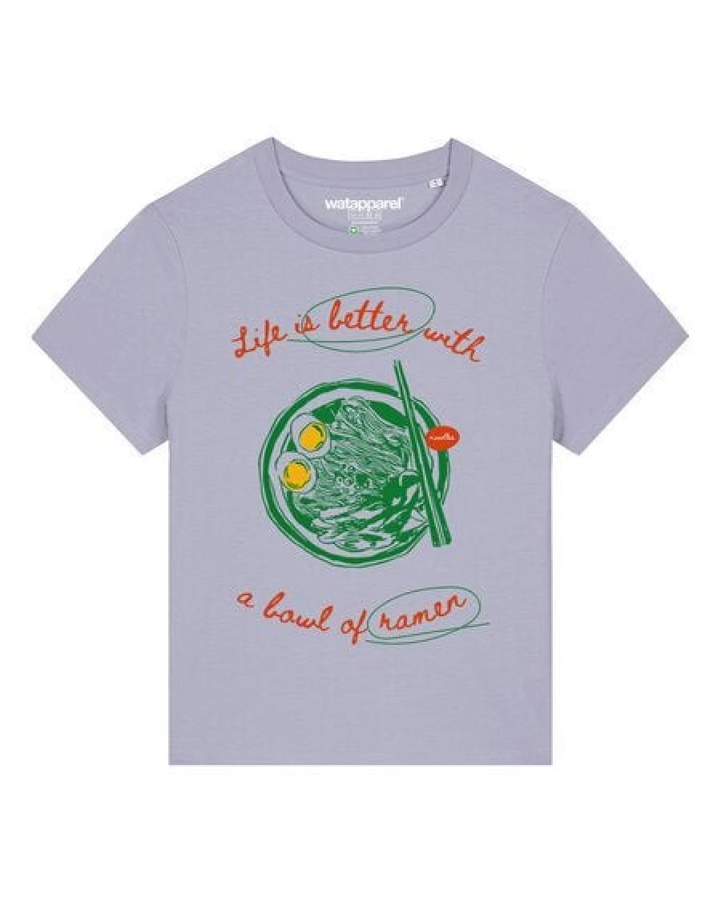 watapparel T-Shirt Frauen Life is better with ramen – Ansicht 2
