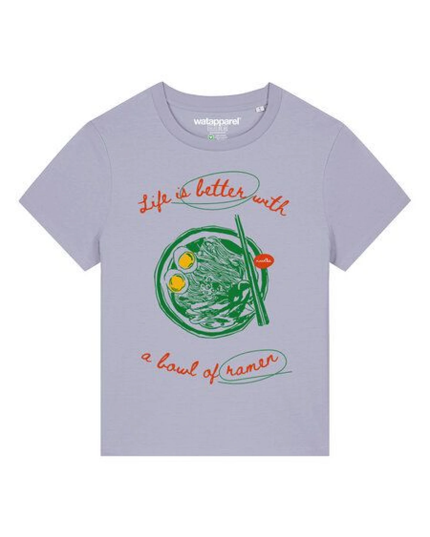 watapparel T-Shirt Frauen Life is better with ramen – Ansicht 2
