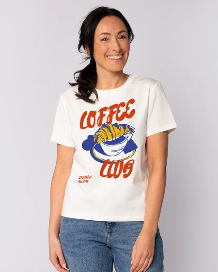 watapparel T-Shirt Frauen Coffee club