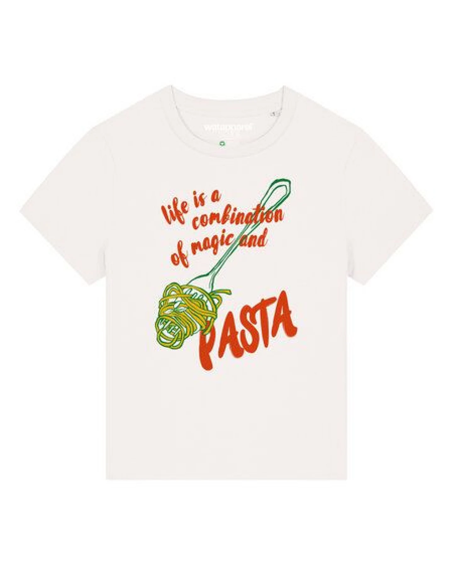 watapparel T-Shirt Frauen Magic and pasta – Ansicht 2