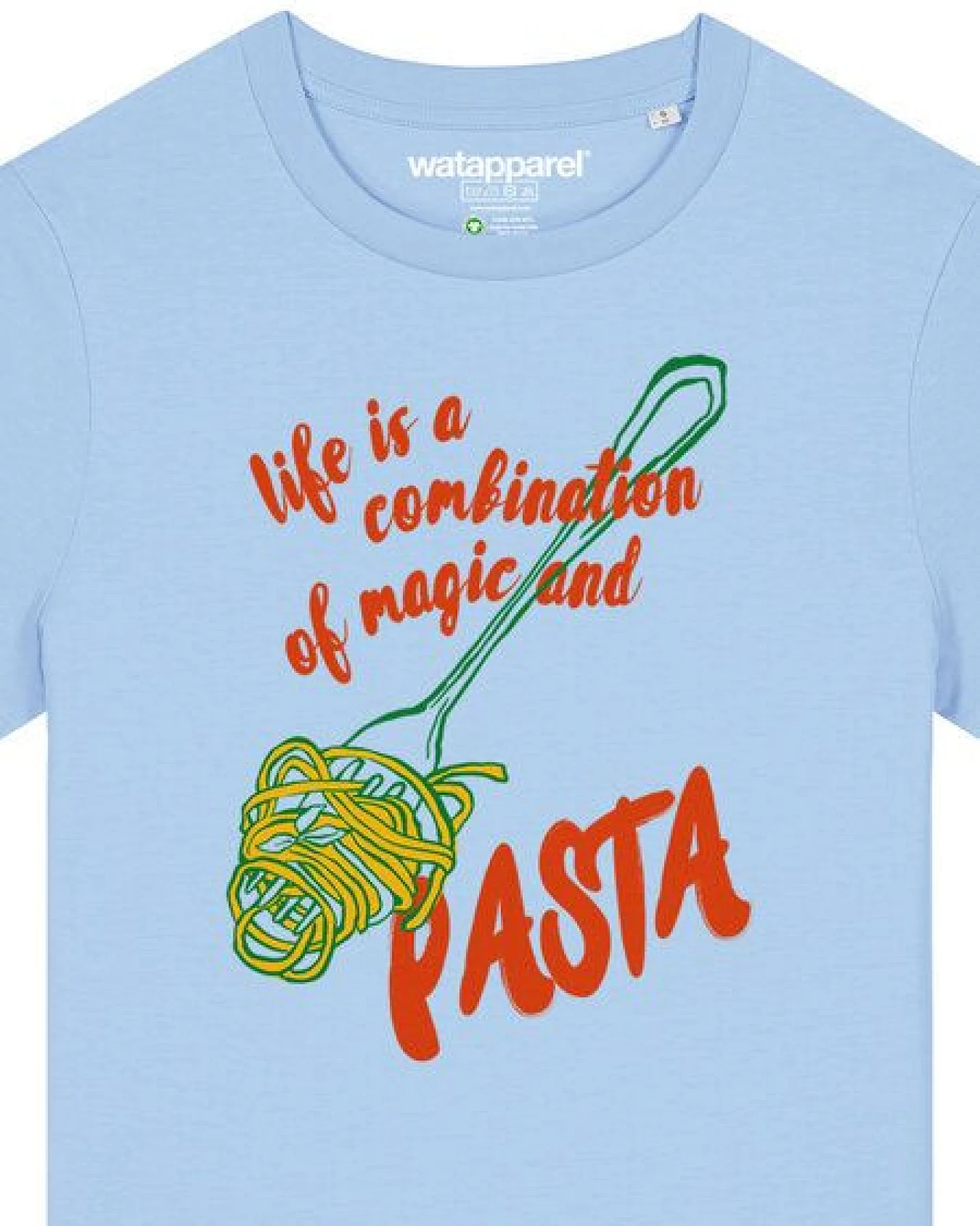 watapparel T-Shirt Frauen Magic and pasta – Ansicht 3