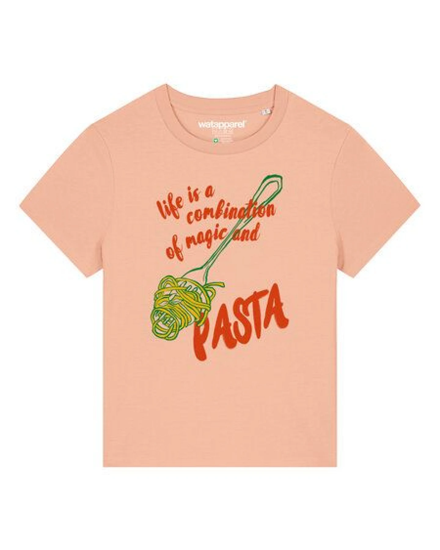 watapparel T-Shirt Frauen Magic and pasta – Ansicht 2