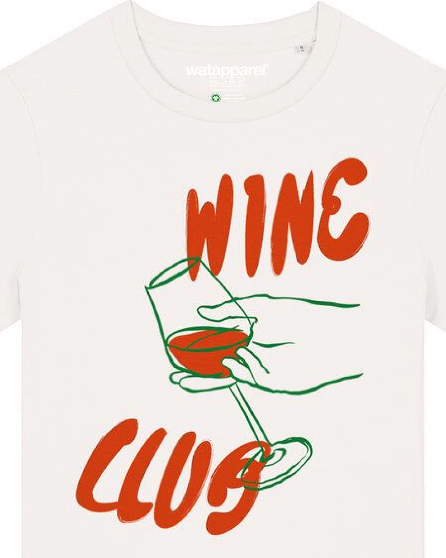 watapparel T-Shirt Frauen Wine Club – Ansicht 3