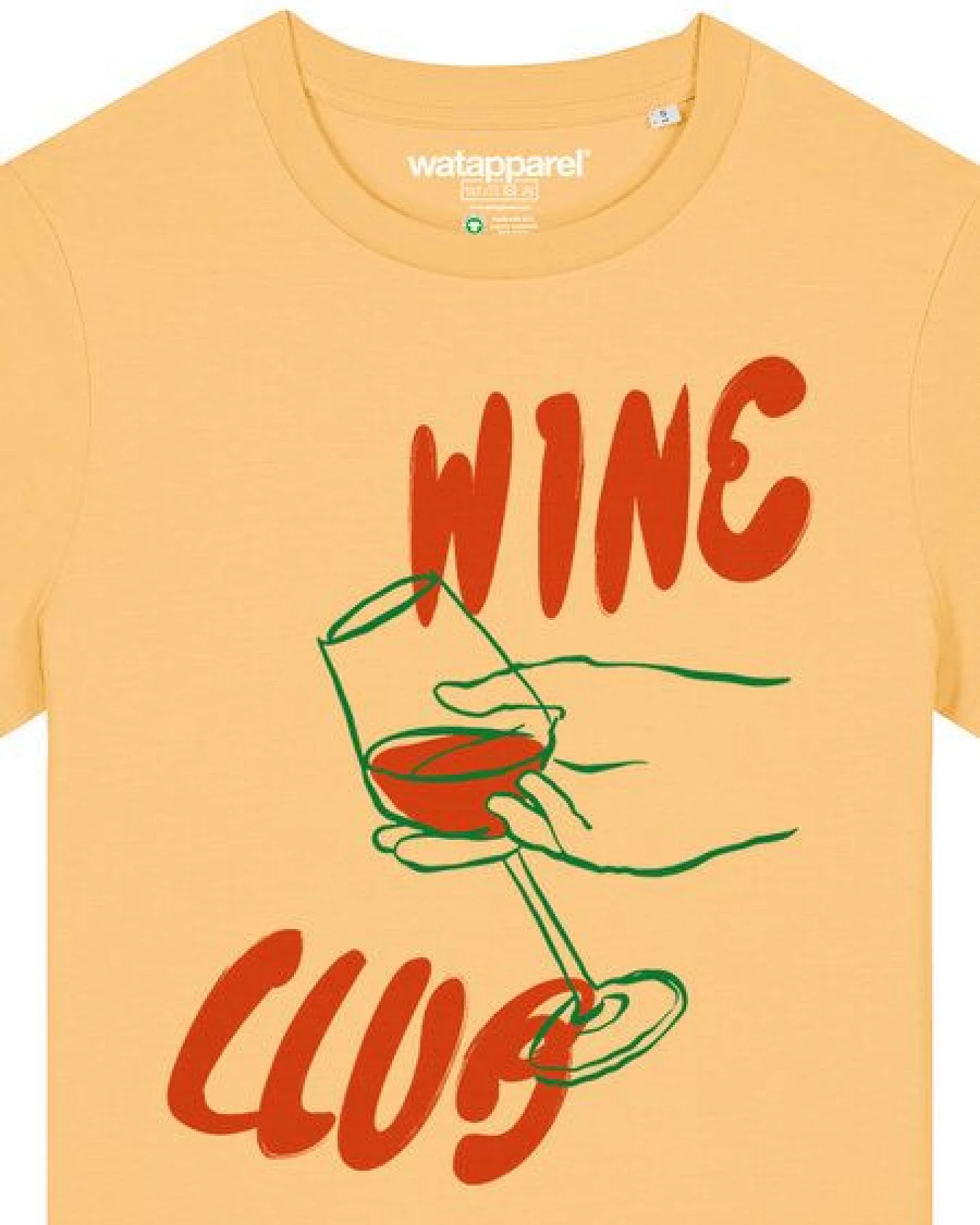 watapparel T-Shirt Frauen Wine Club – Ansicht 3