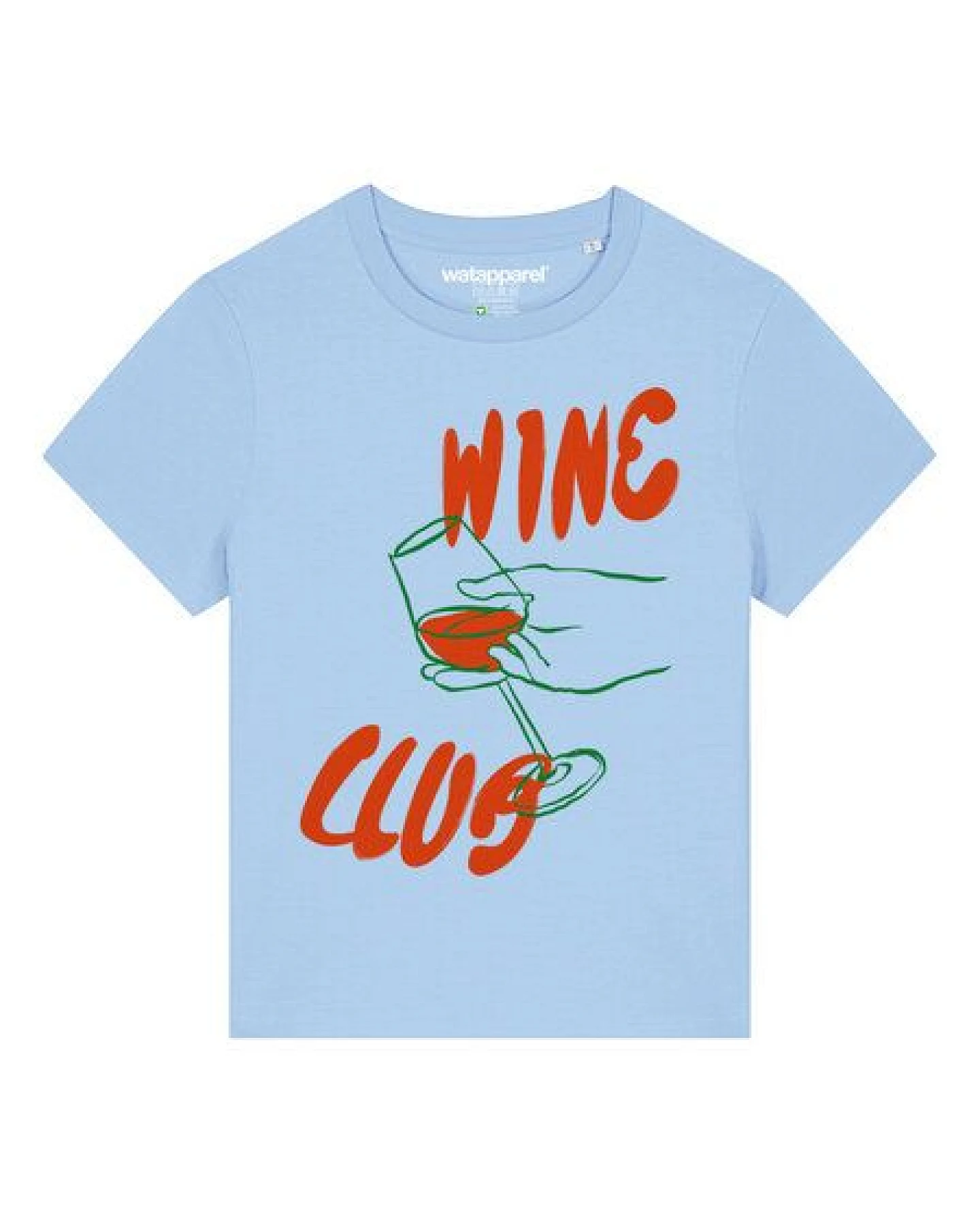 watapparel T-Shirt Frauen Wine Club – Ansicht 2
