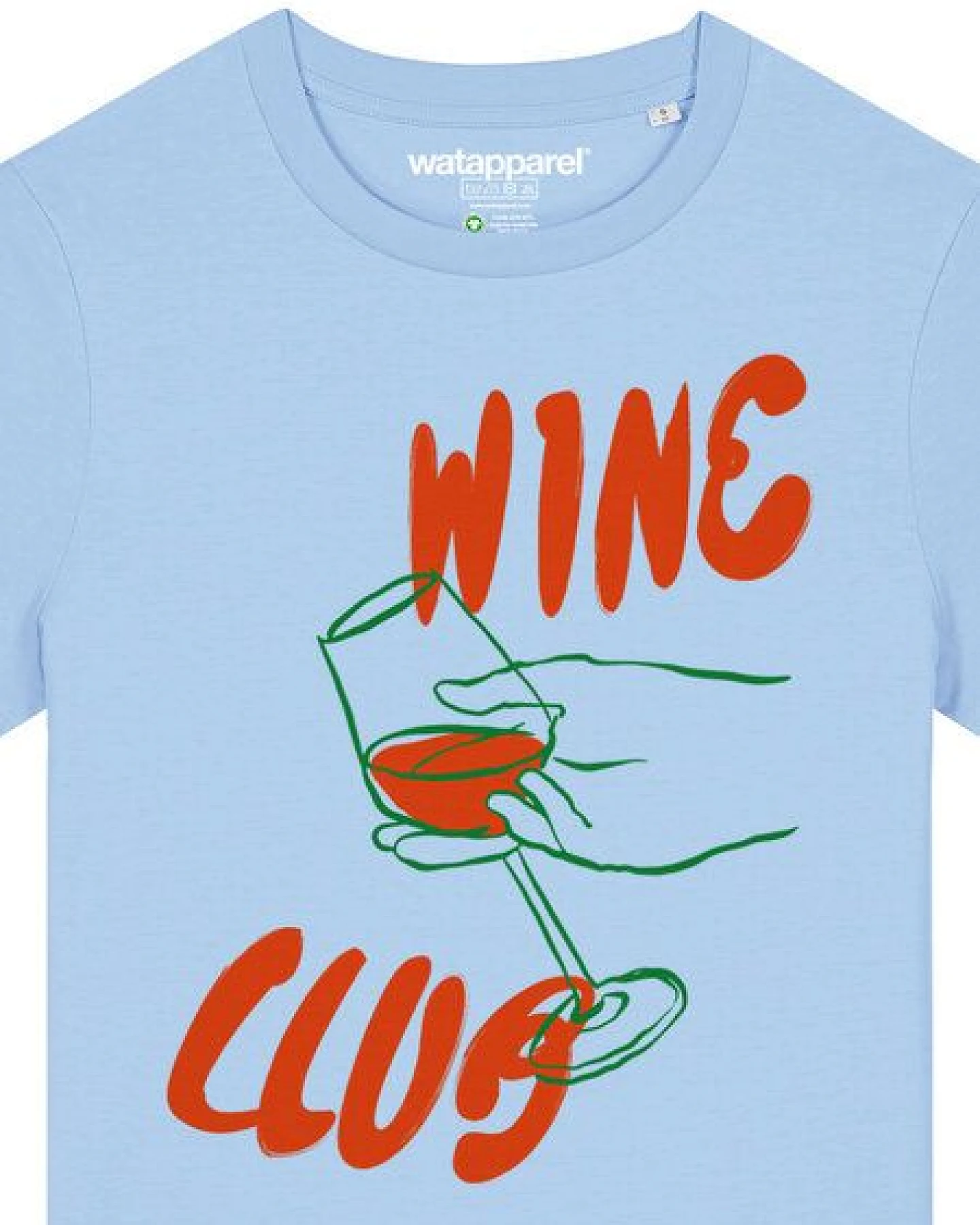 watapparel T-Shirt Frauen Wine Club – Ansicht 3