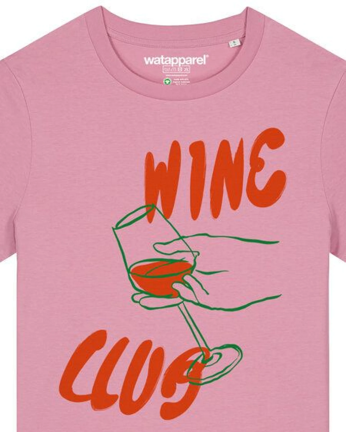 watapparel T-Shirt Frauen Wine Club – Ansicht 3