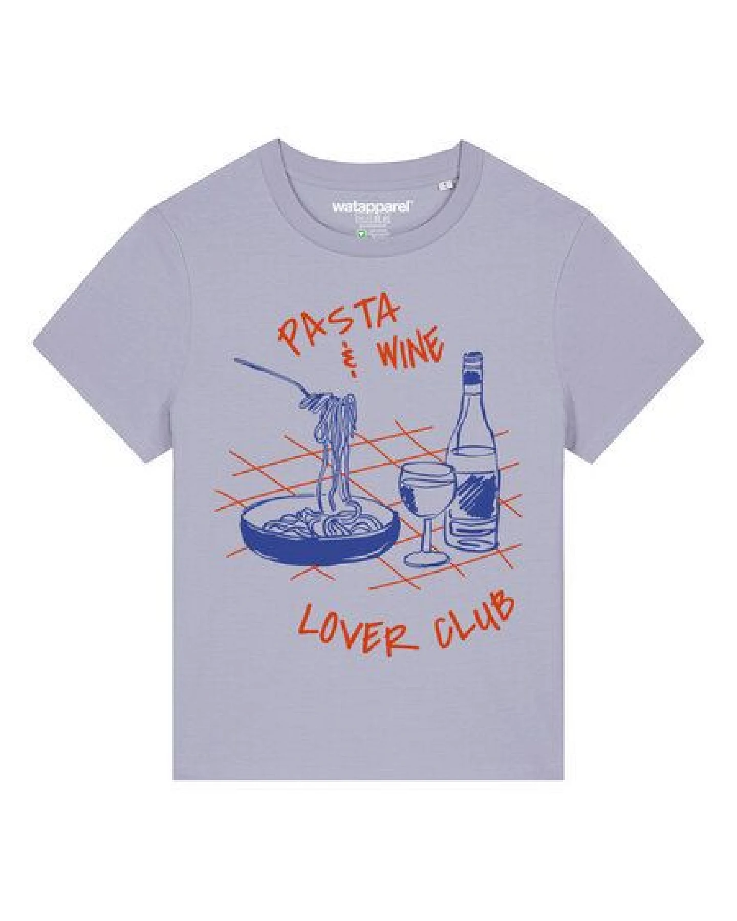 watapparel T-Shirt Frauen Pasta lover club – Ansicht 2