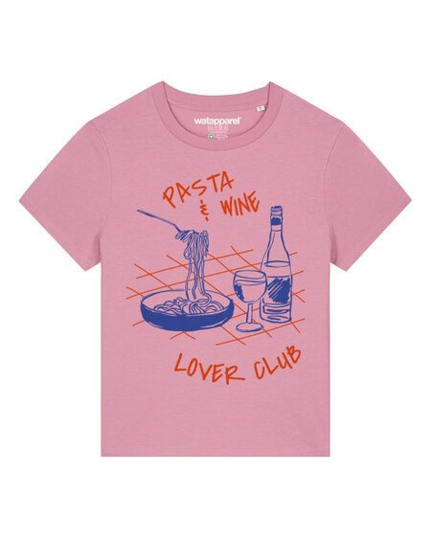 watapparel T-Shirt Frauen Pasta lover club – Ansicht 2