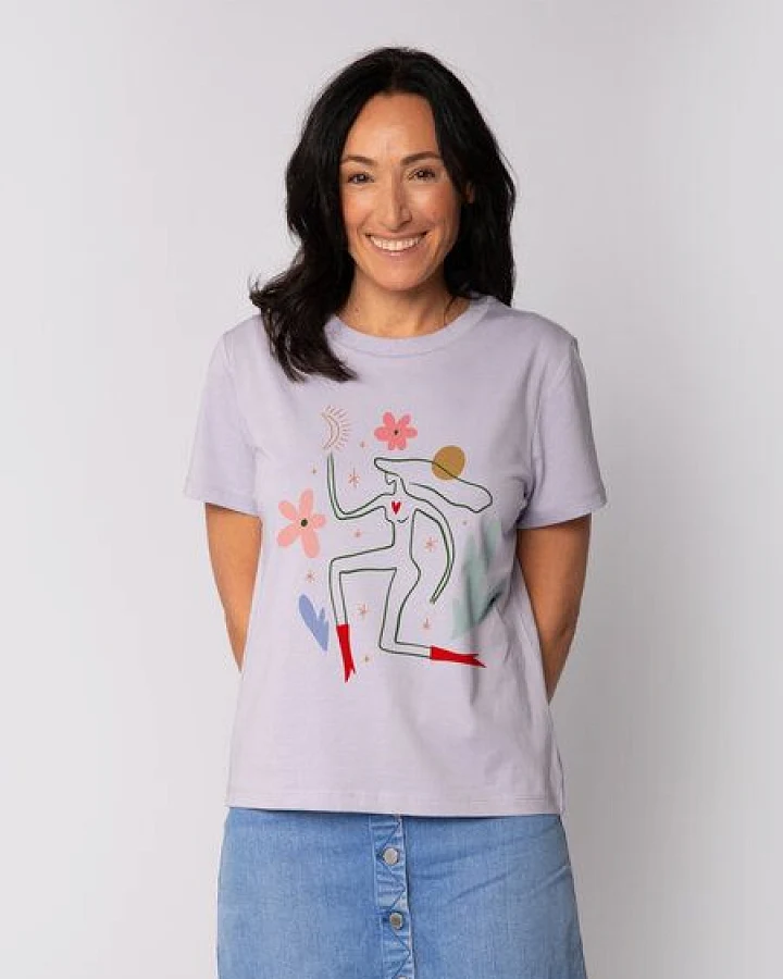watapparel T-Shirt Frauen Love and flex