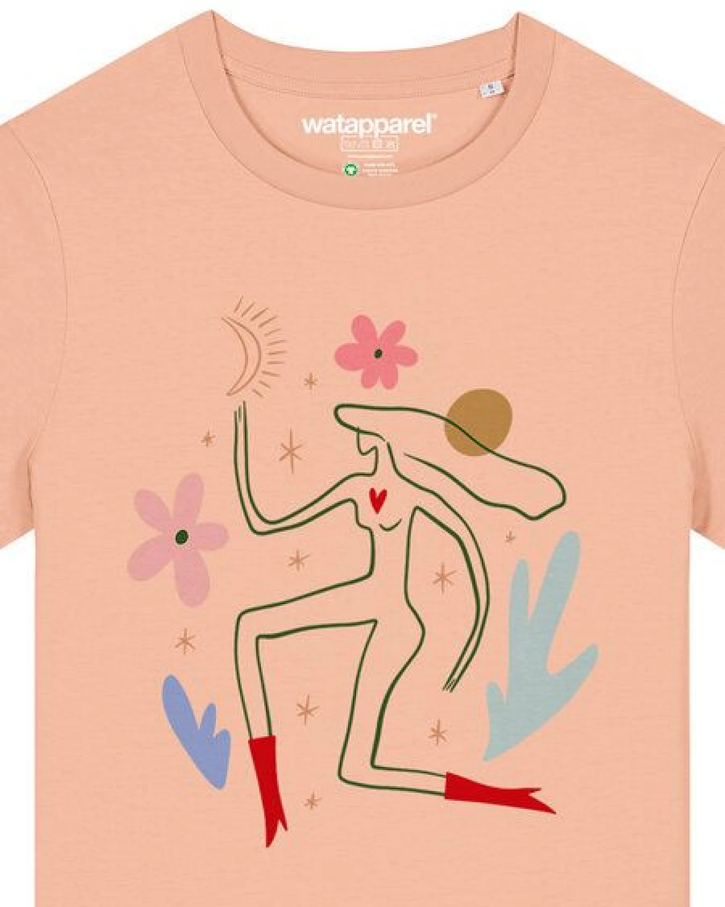 watapparel T-Shirt Frauen Love and flex – Ansicht 3