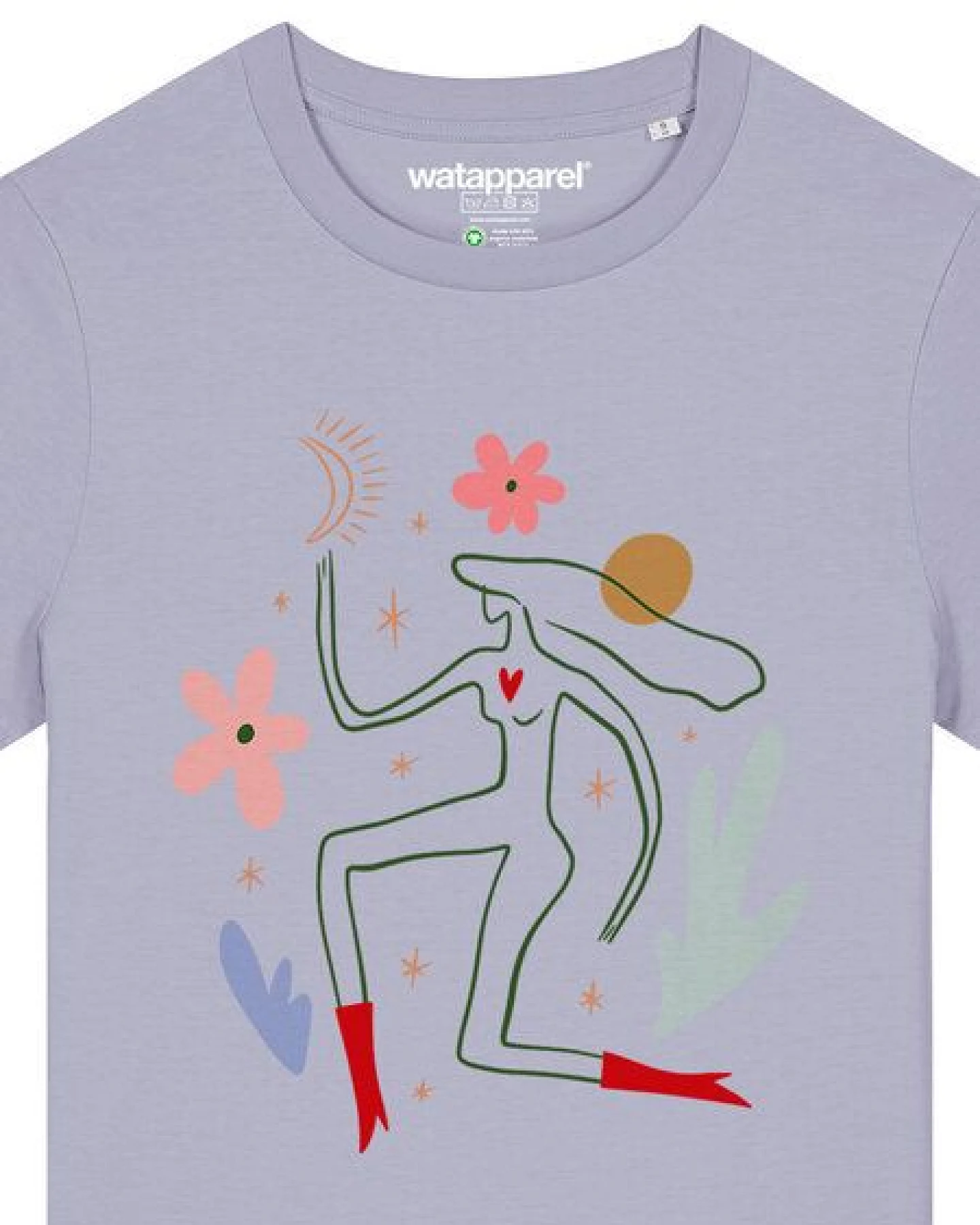 watapparel T-Shirt Frauen Love and flex – Ansicht 3