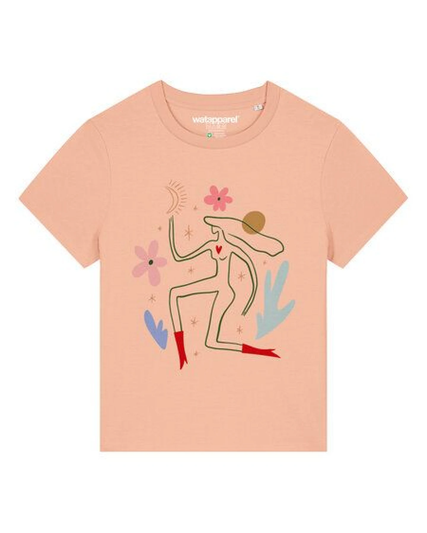 watapparel T-Shirt Frauen Love and flex – Ansicht 2