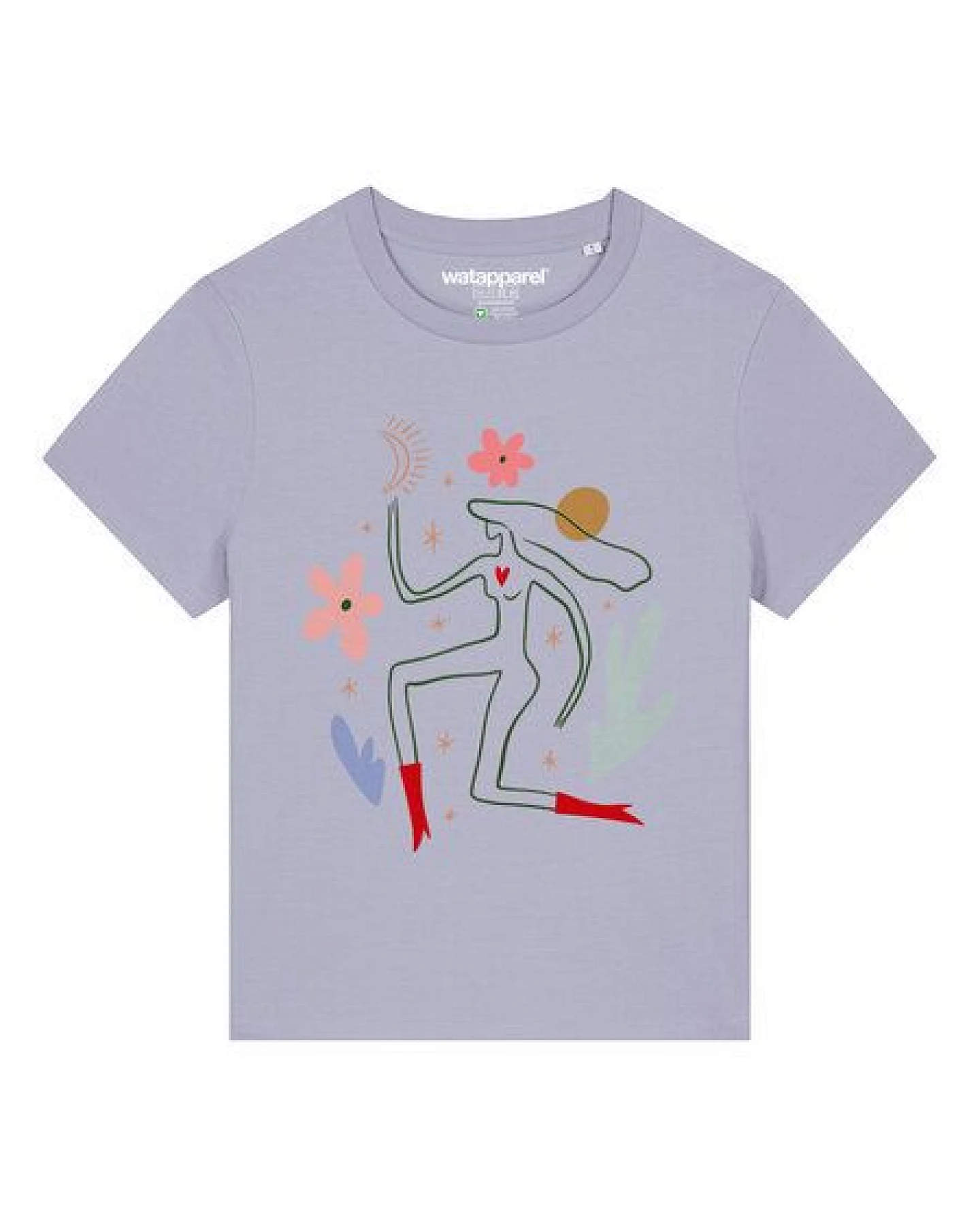 watapparel T-Shirt Frauen Love and flex – Ansicht 2