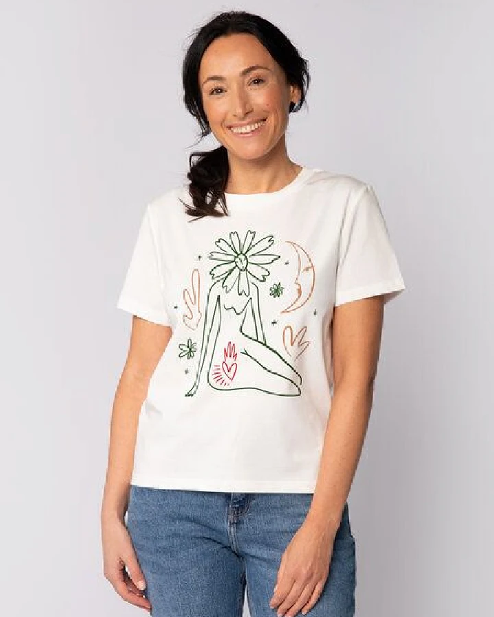 watapparel T-Shirt Frauen Love and flex