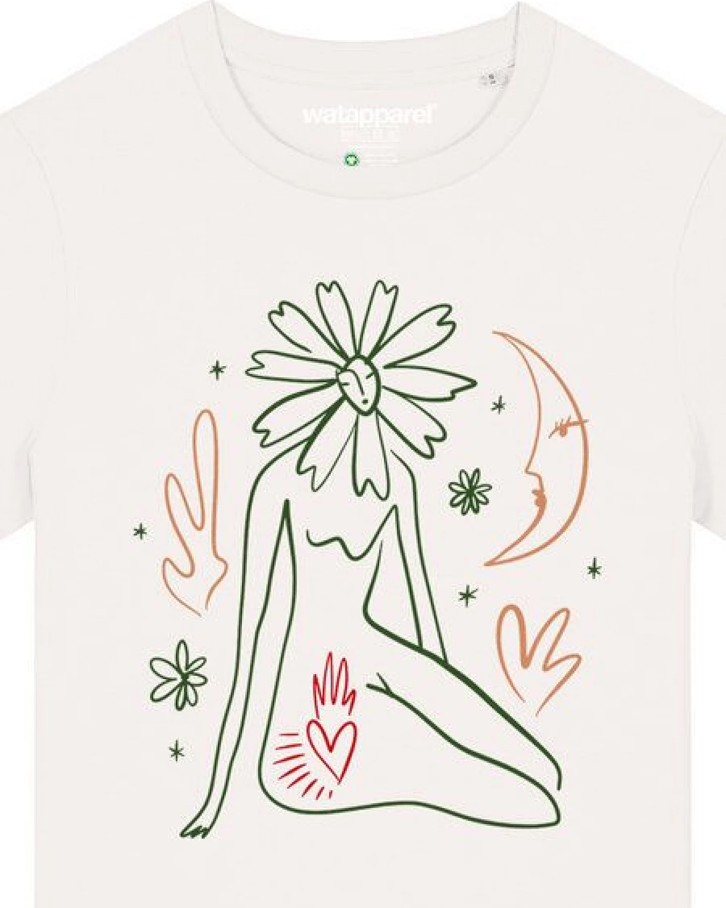 watapparel T-Shirt Frauen Love and flex – Ansicht 3