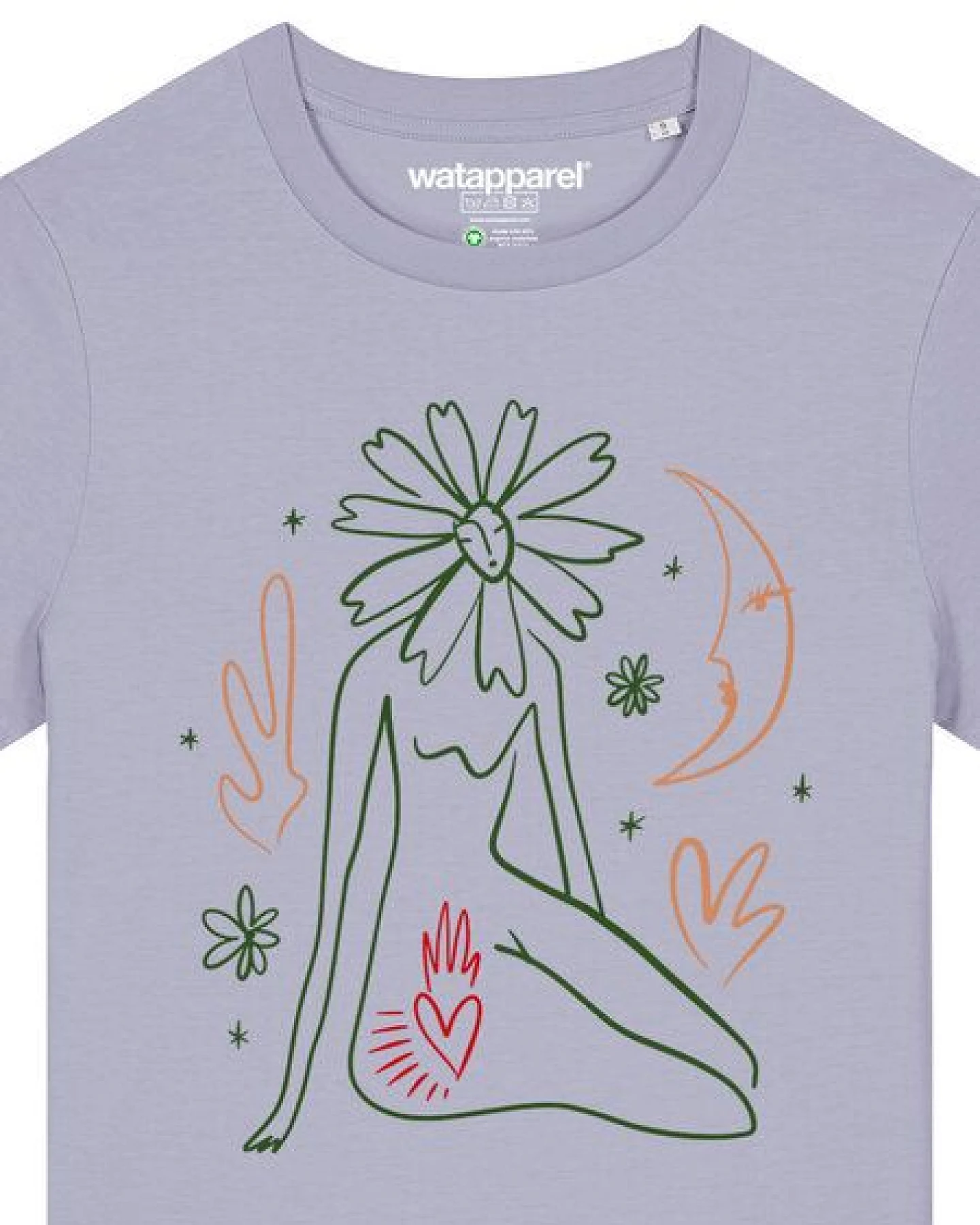 watapparel T-Shirt Frauen Love and flex – Ansicht 3