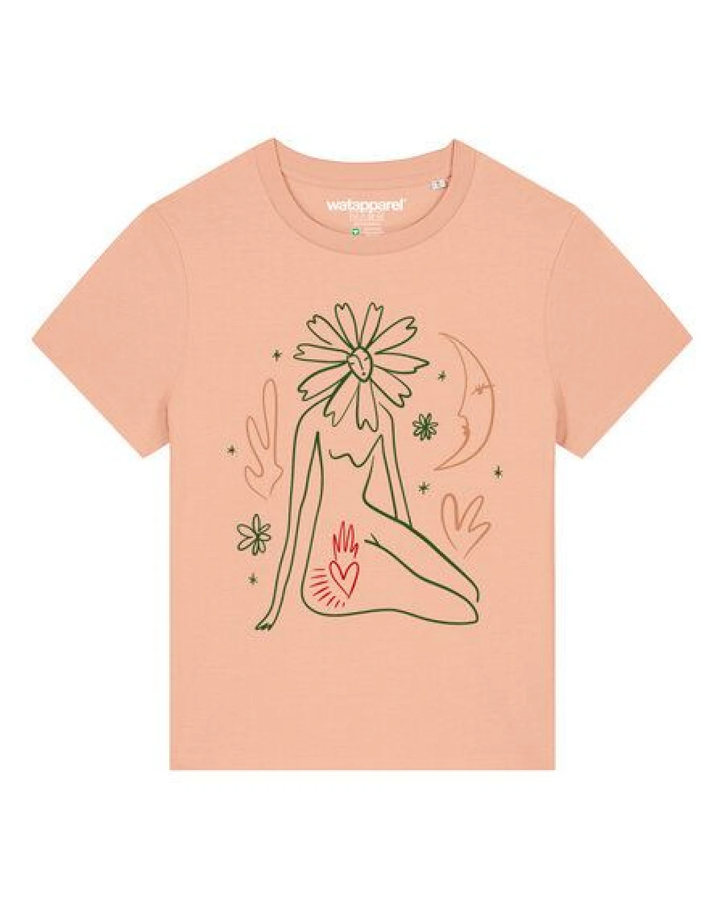 watapparel T-Shirt Frauen Love and flex – Ansicht 2