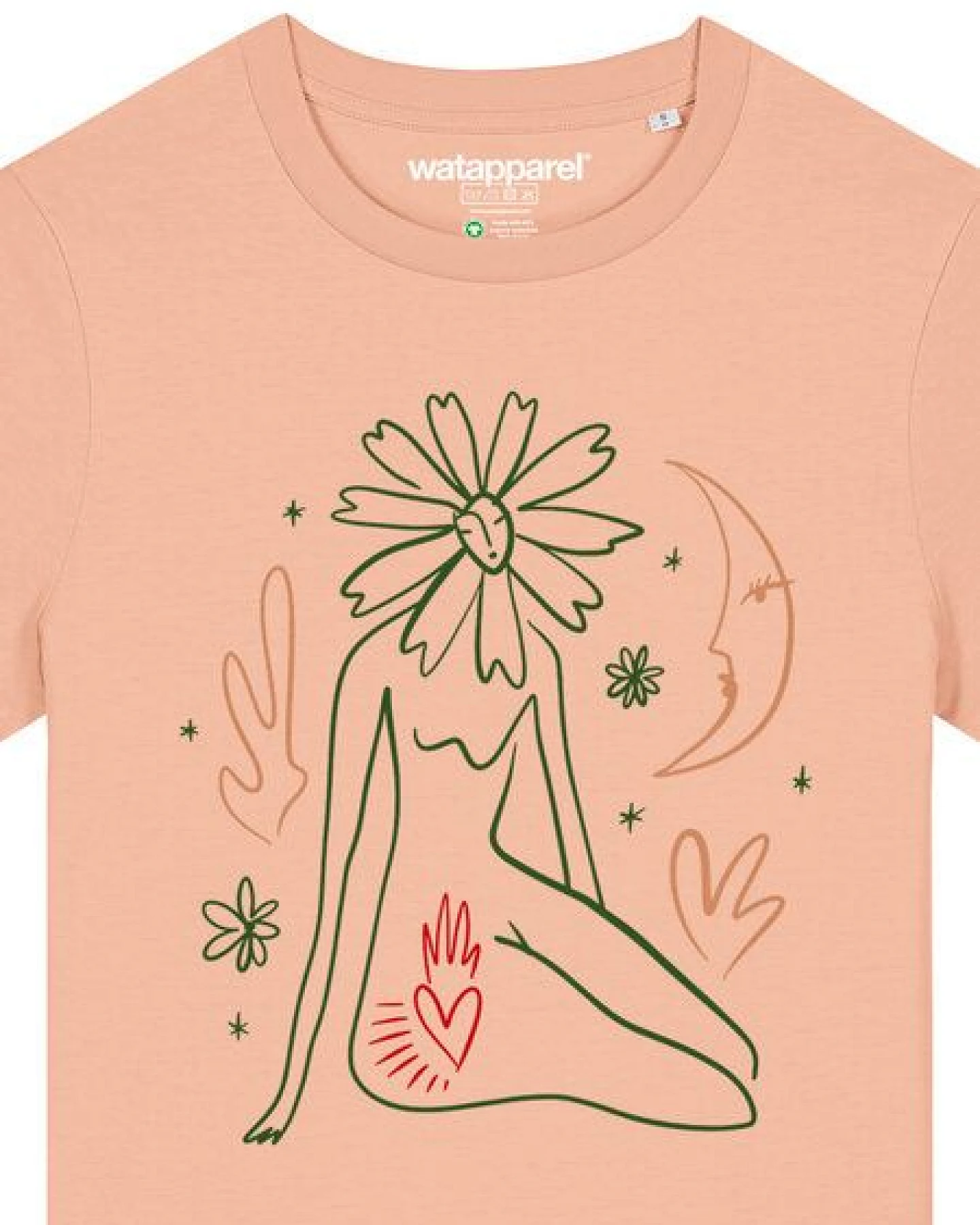 watapparel T-Shirt Frauen Love and flex – Ansicht 3