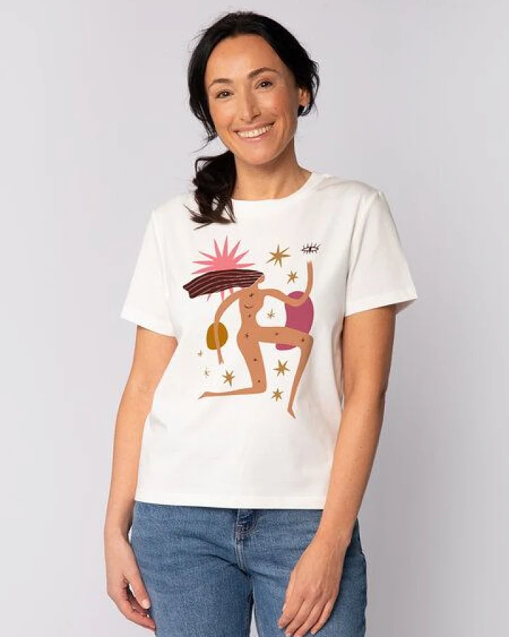 watapparel T-Shirt Frauen Love and flex