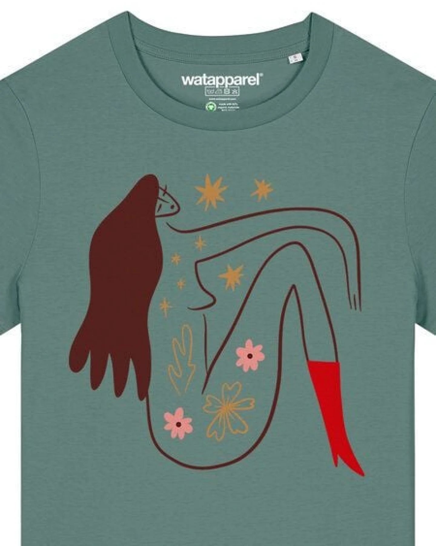 watapparel T-Shirt Frauen Love and flex – Ansicht 3