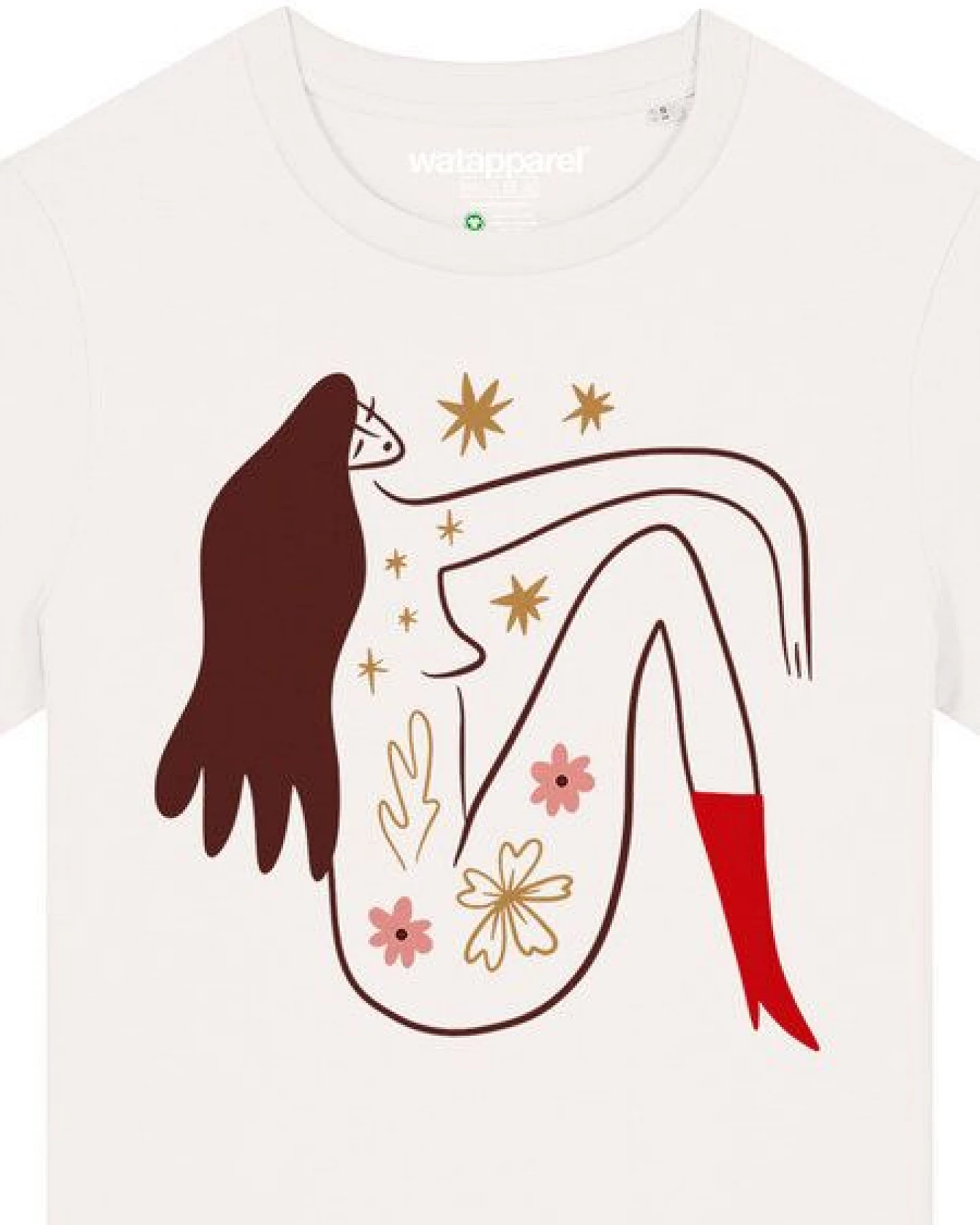 watapparel T-Shirt Frauen Love and flex – Ansicht 3