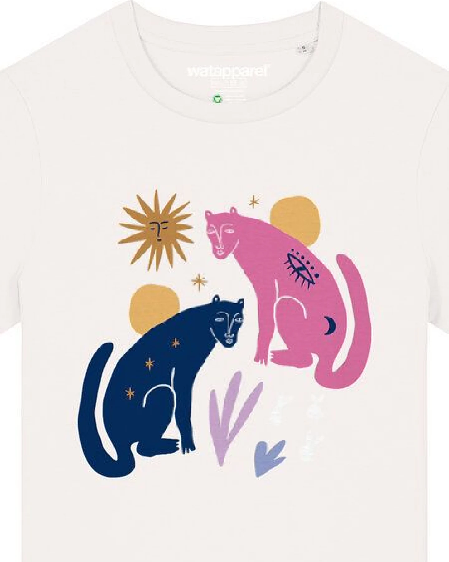 watapparel T-Shirt Frauen Love and flex – Ansicht 3