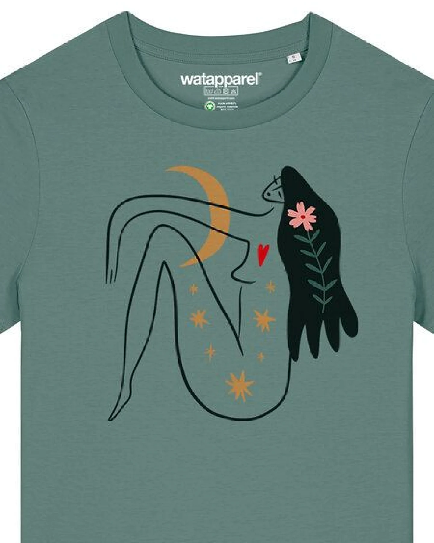 watapparel T-Shirt Frauen Love and flex – Ansicht 3