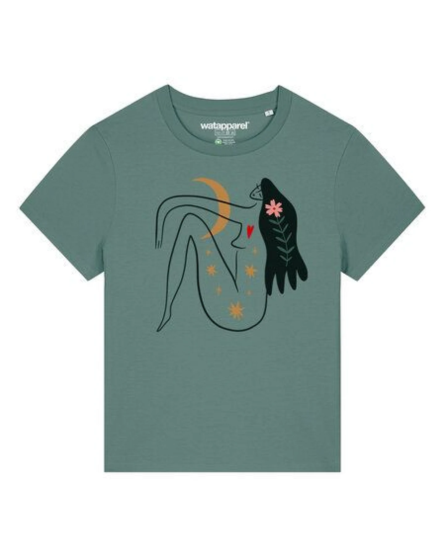 watapparel T-Shirt Frauen Love and flex – Ansicht 2