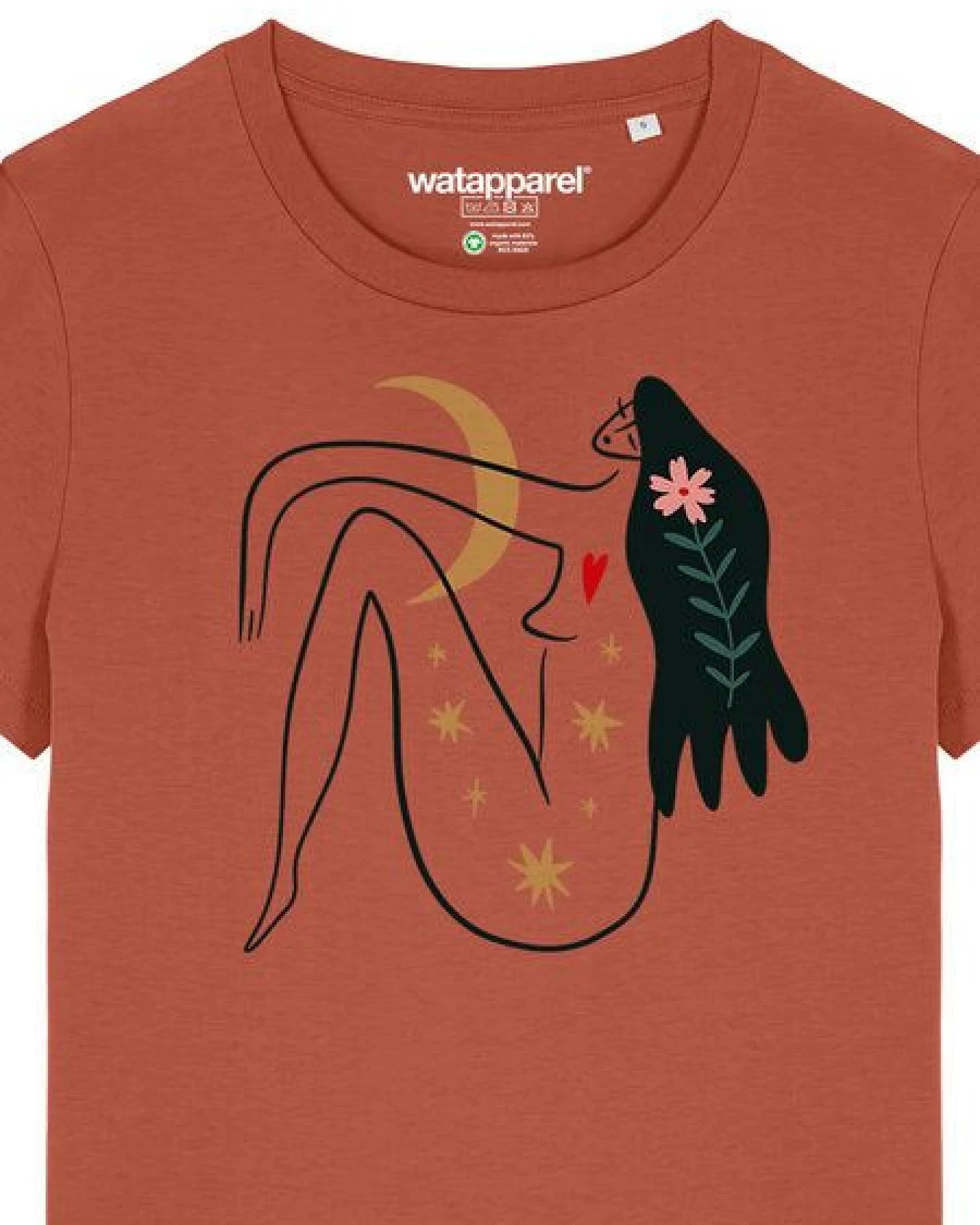 watapparel T-Shirt Frauen Love and flex – Ansicht 3
