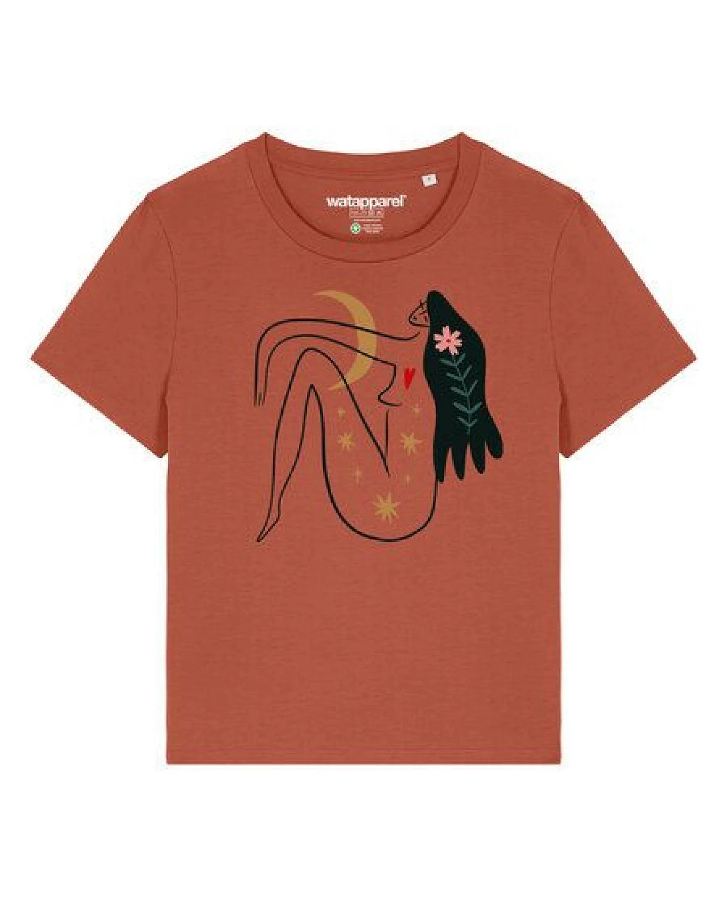 watapparel T-Shirt Frauen Love and flex – Ansicht 2