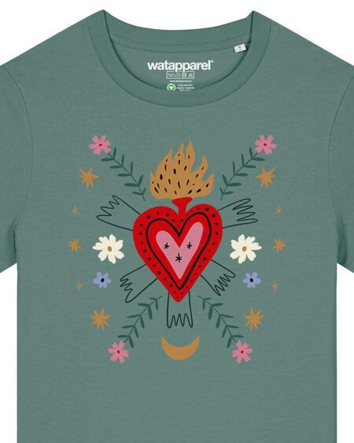 watapparel T-Shirt Frauen Love and flex – Ansicht 3