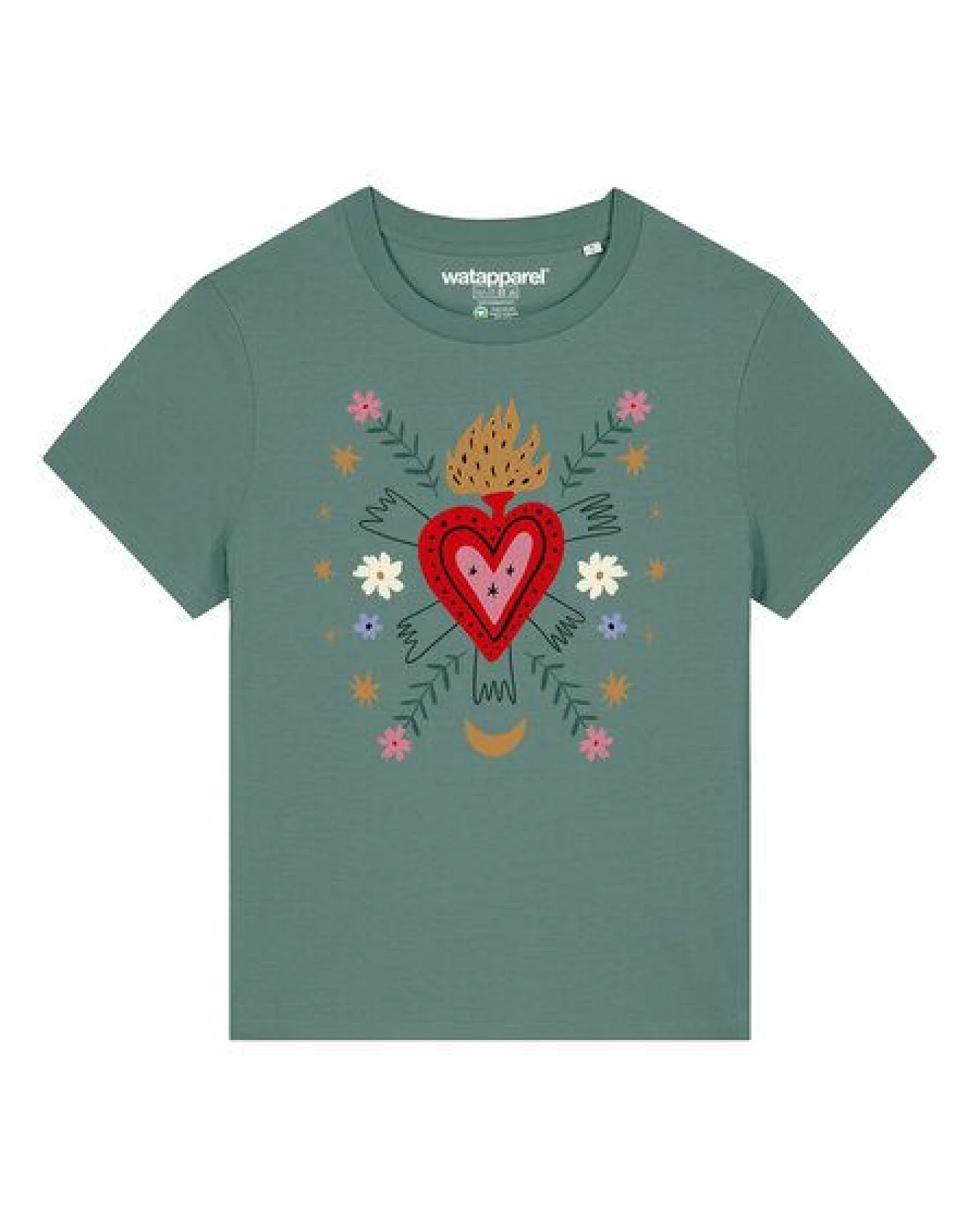 watapparel T-Shirt Frauen Love and flex – Ansicht 2