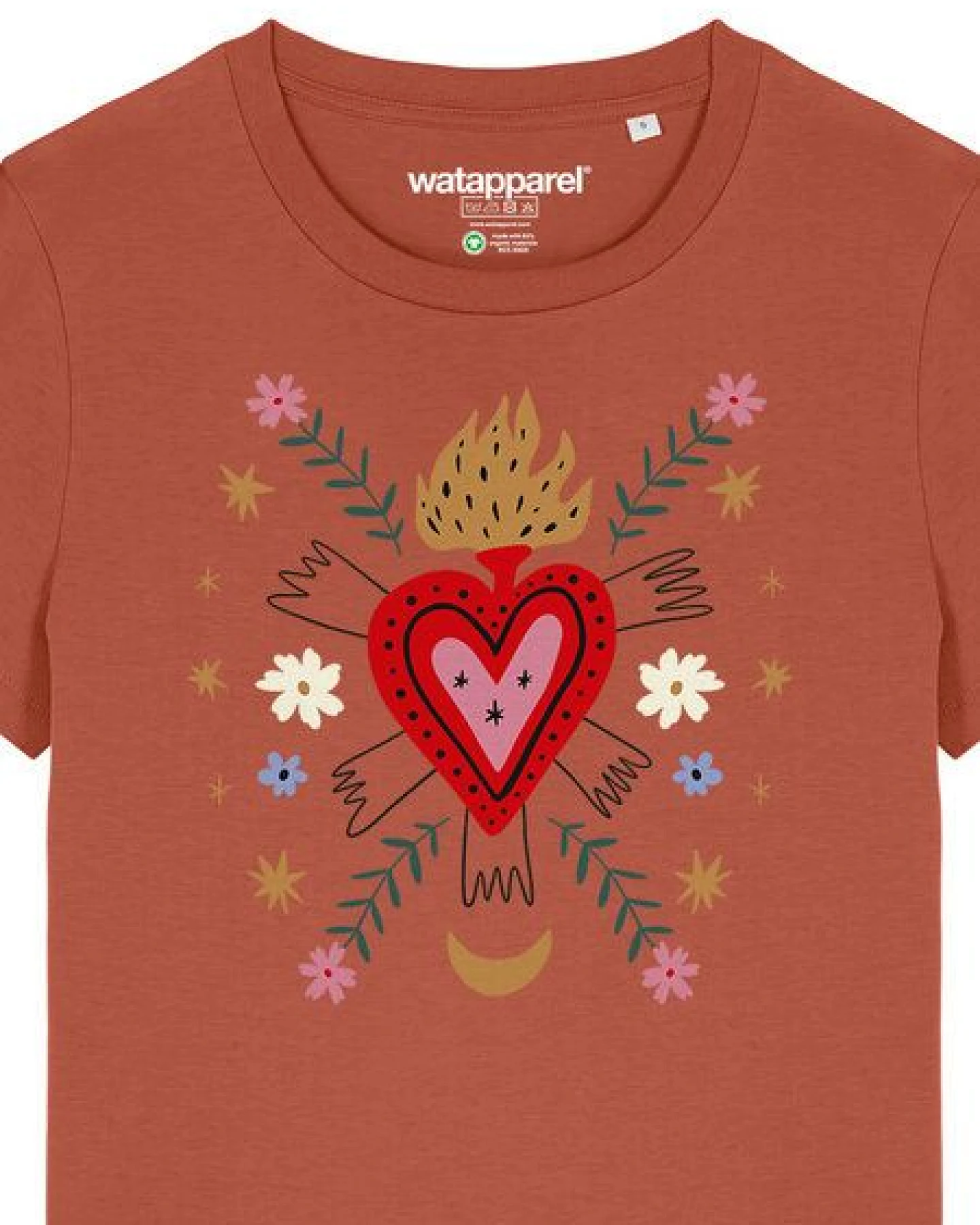 watapparel T-Shirt Frauen Love and flex – Ansicht 3