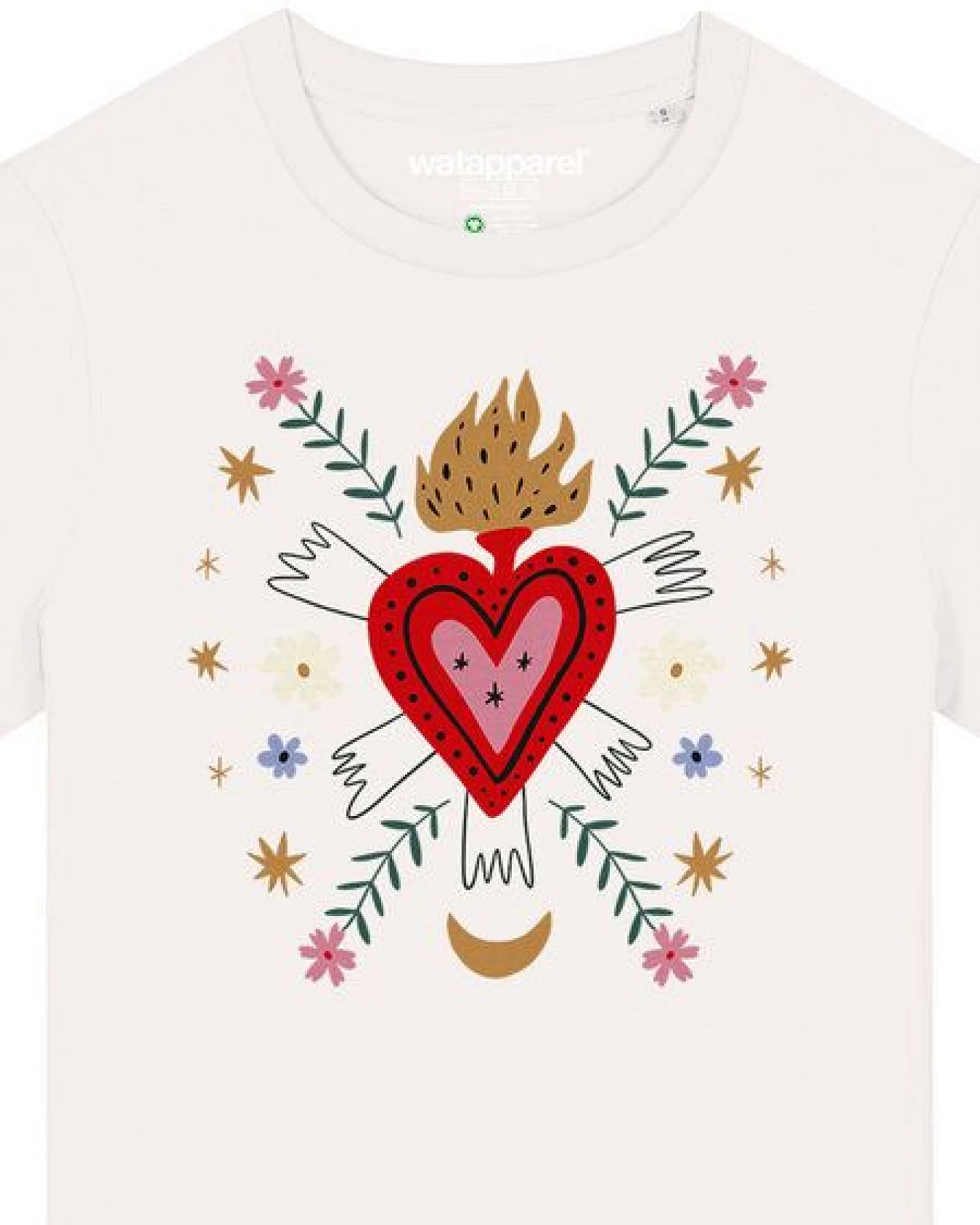 watapparel T-Shirt Frauen Love and flex – Ansicht 3