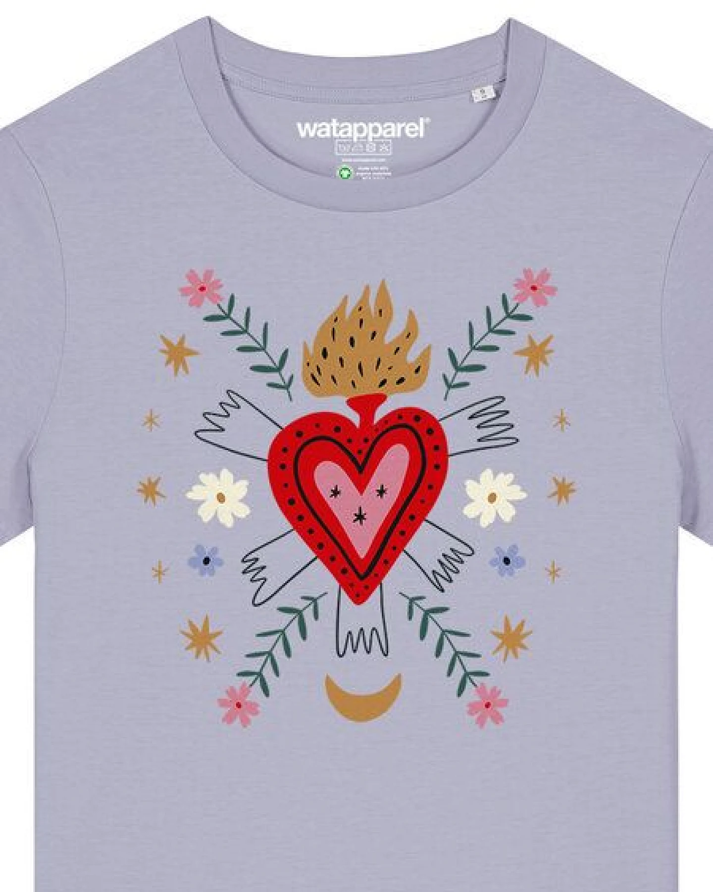watapparel T-Shirt Frauen Love and flex – Ansicht 3