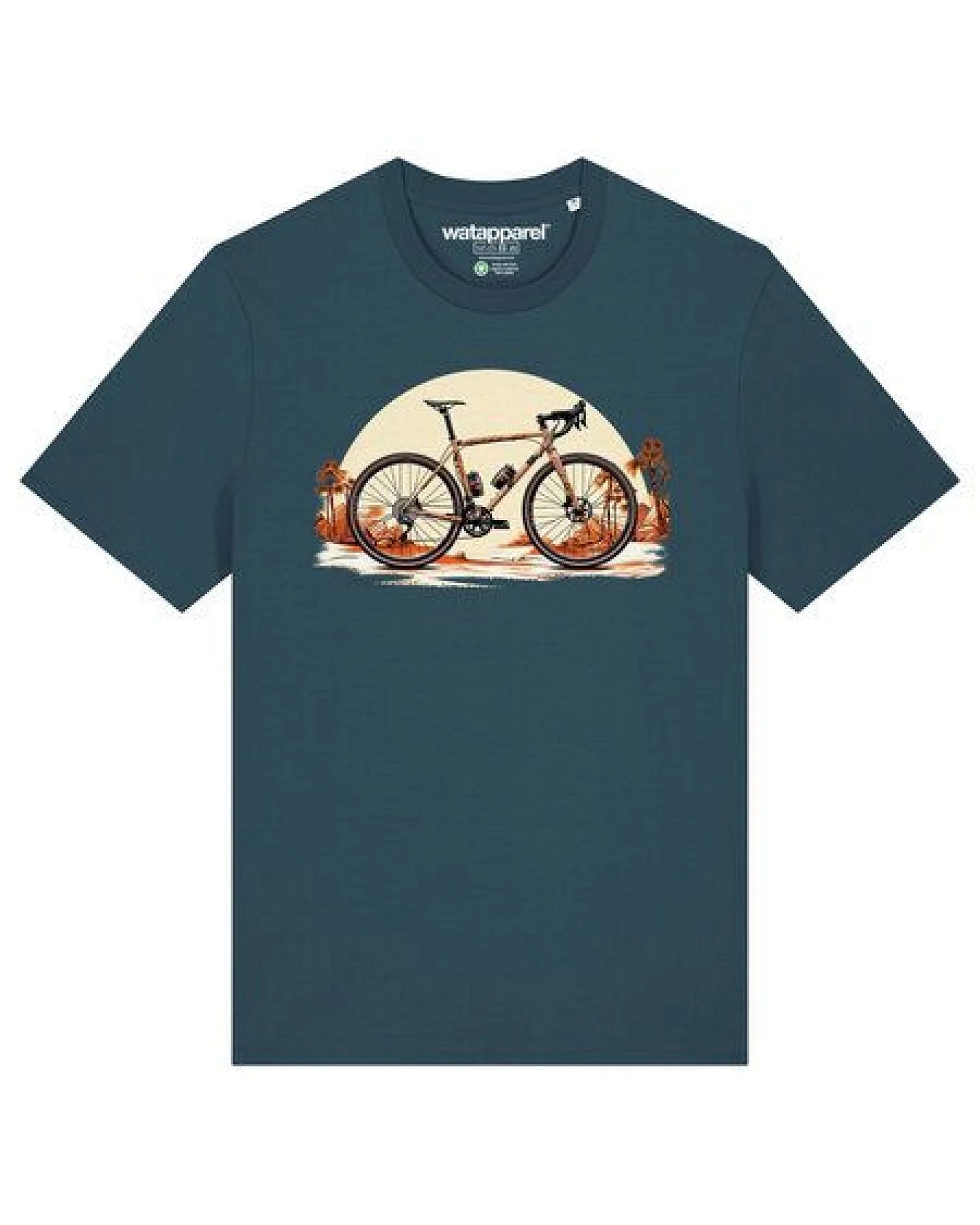watapparel T-Shirt Unisex Gravelbike – Ansicht 2