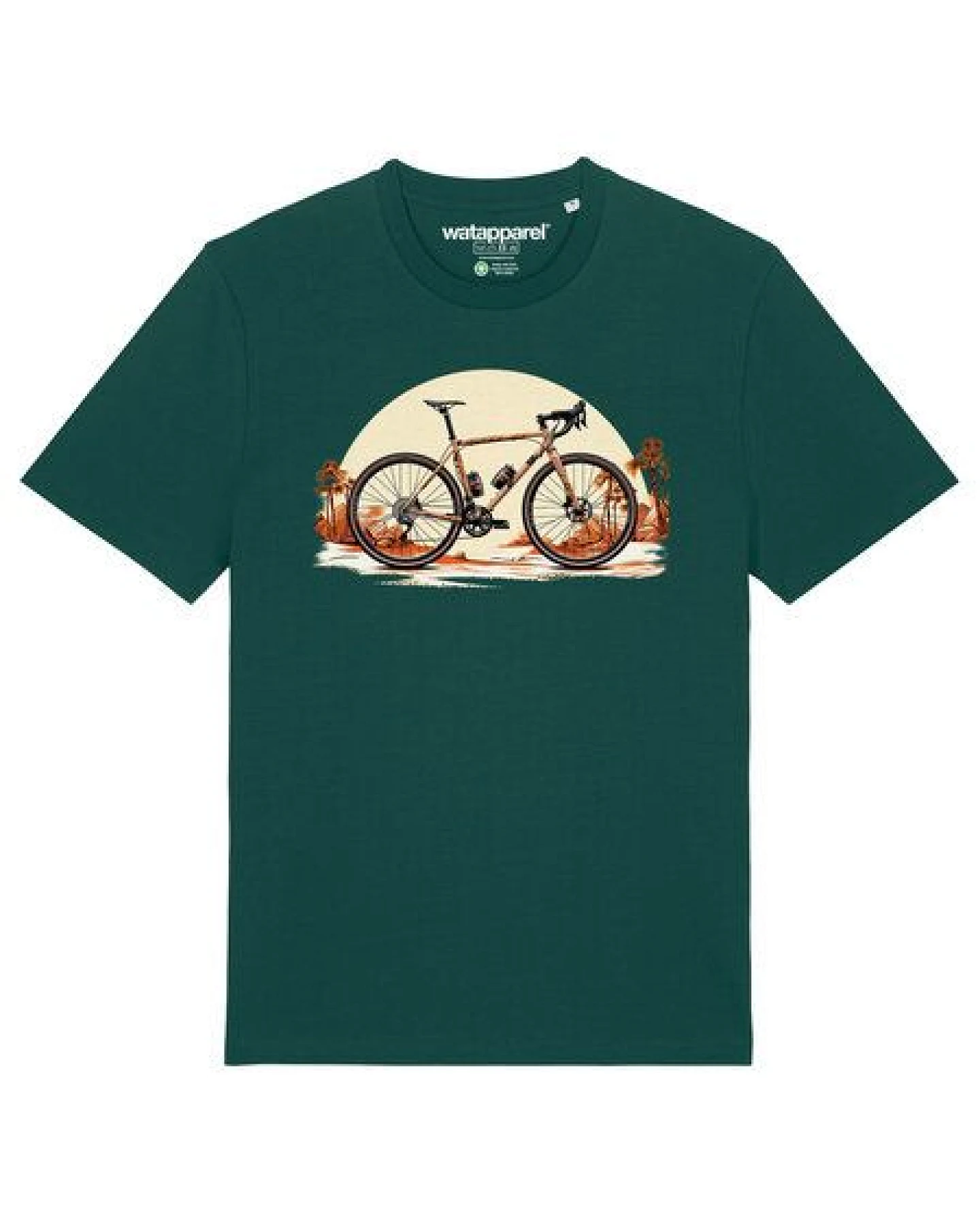 watapparel T-Shirt Unisex Gravelbike – Ansicht 2