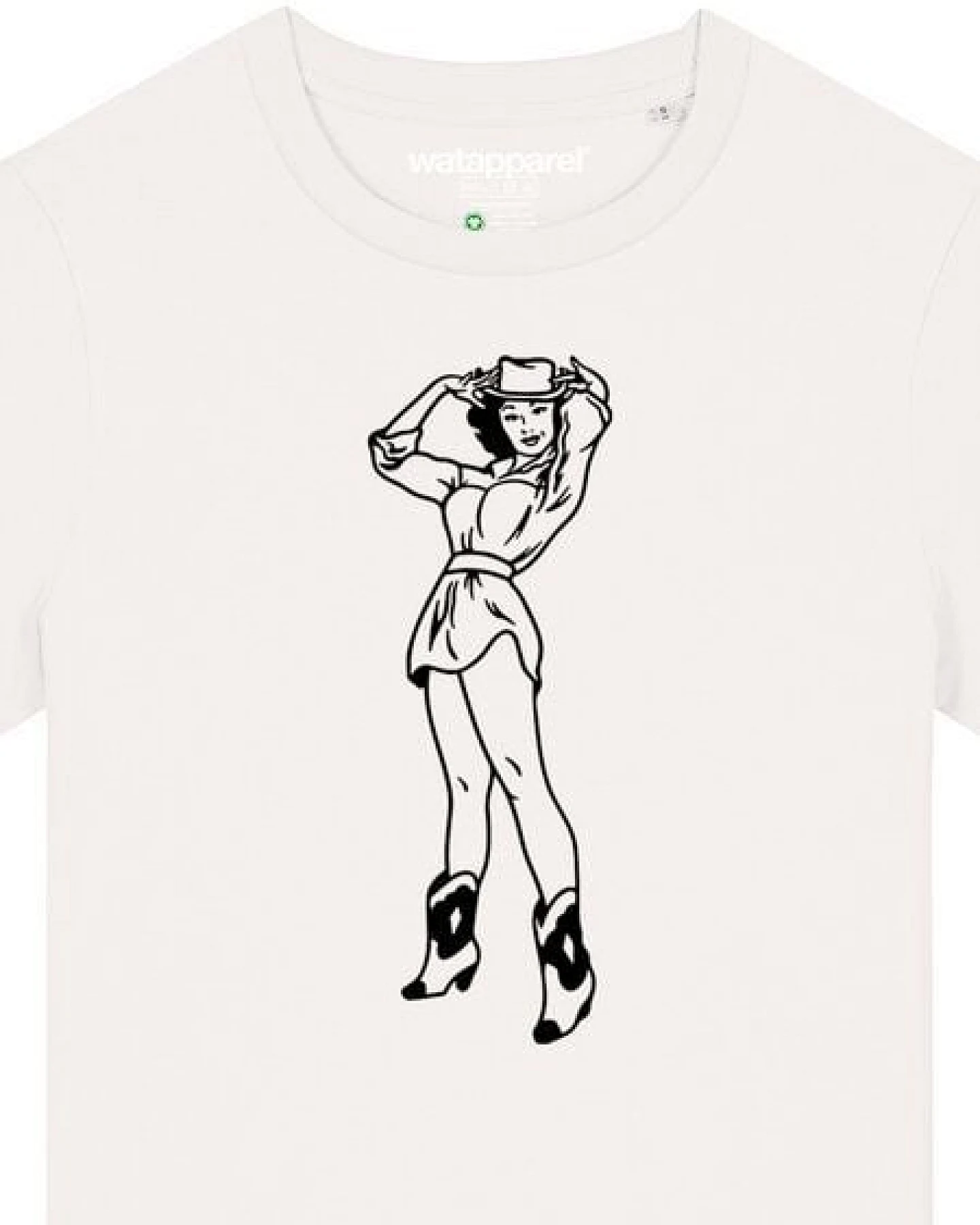 watapparel T-Shirt Frauen Cowgirl – Ansicht 3