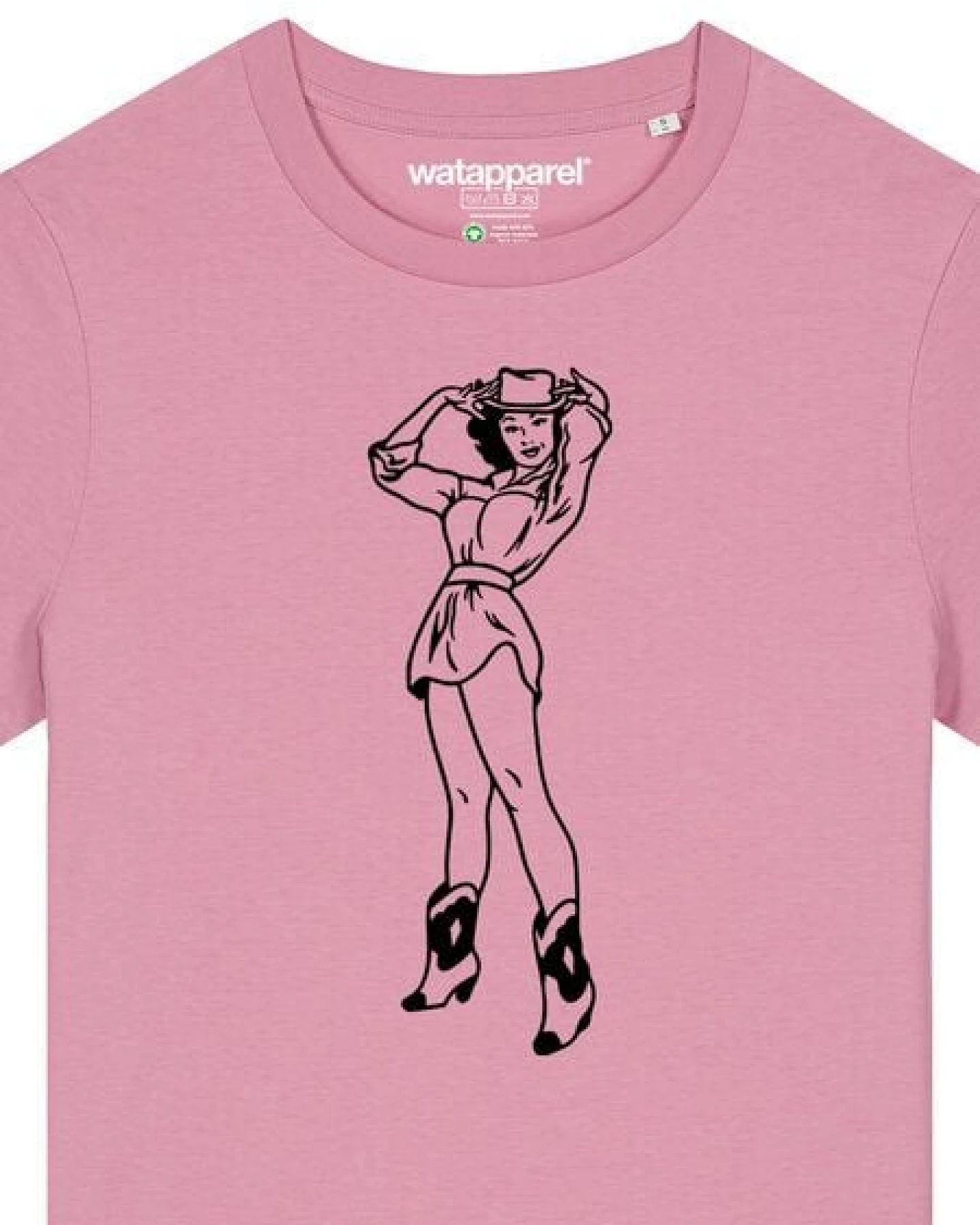 watapparel T-Shirt Frauen Cowgirl – Ansicht 3