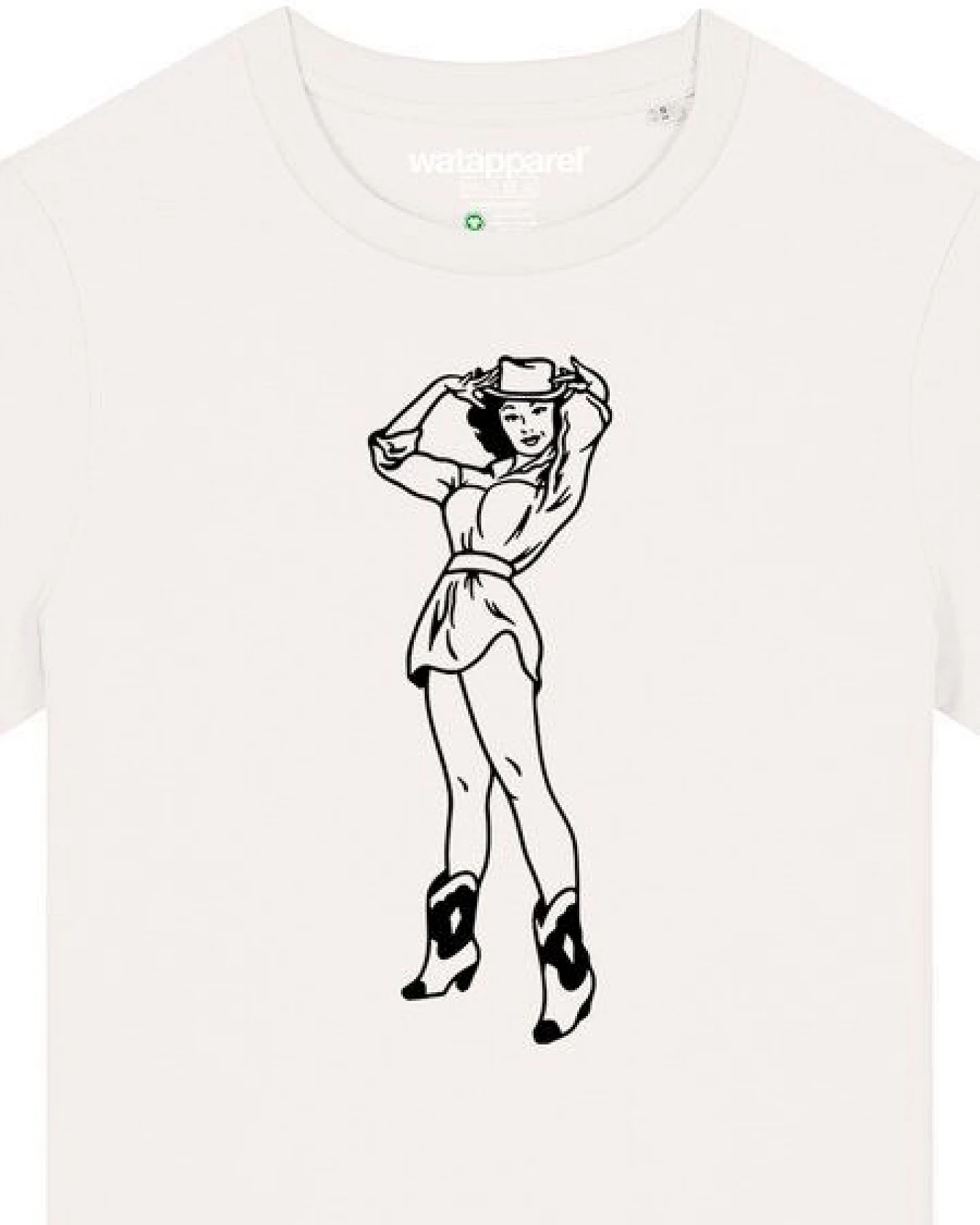 watapparel T-Shirt Frauen Cowgirl – Ansicht 3