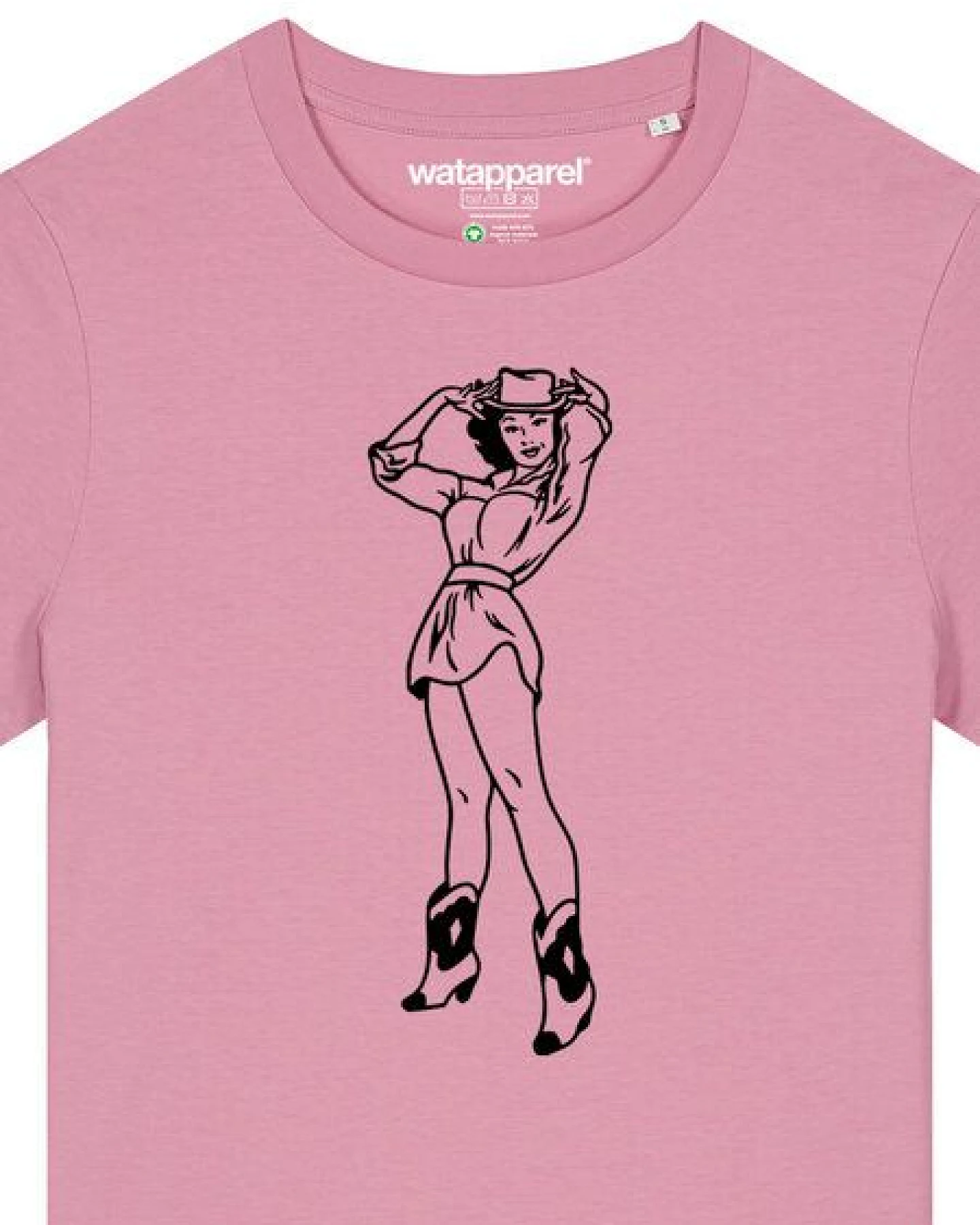 watapparel T-Shirt Frauen Cowgirl – Ansicht 3
