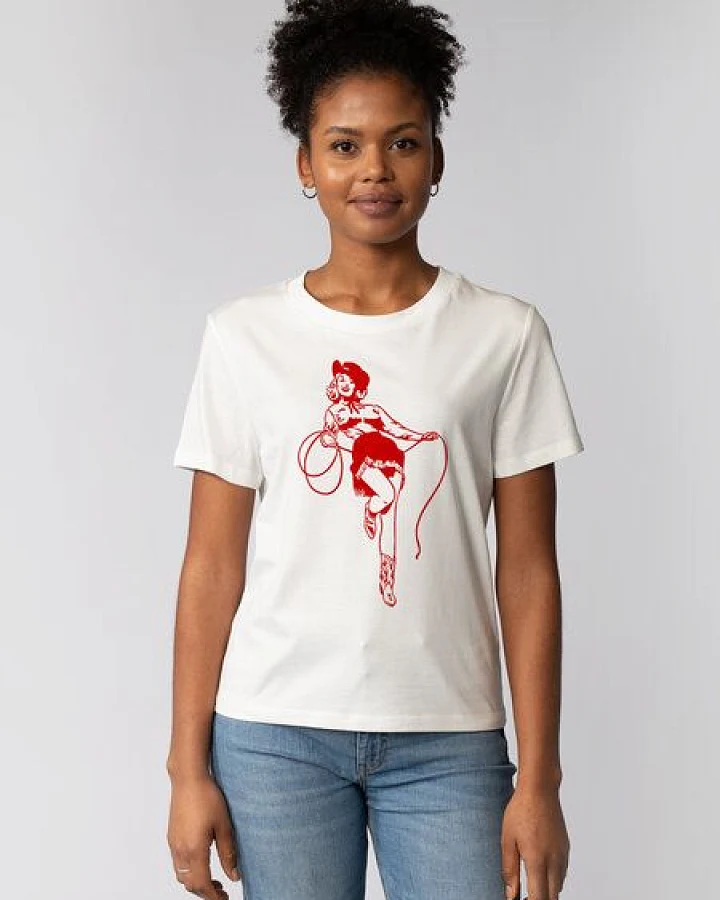 watapparel T-Shirt Frauen Cowgirl